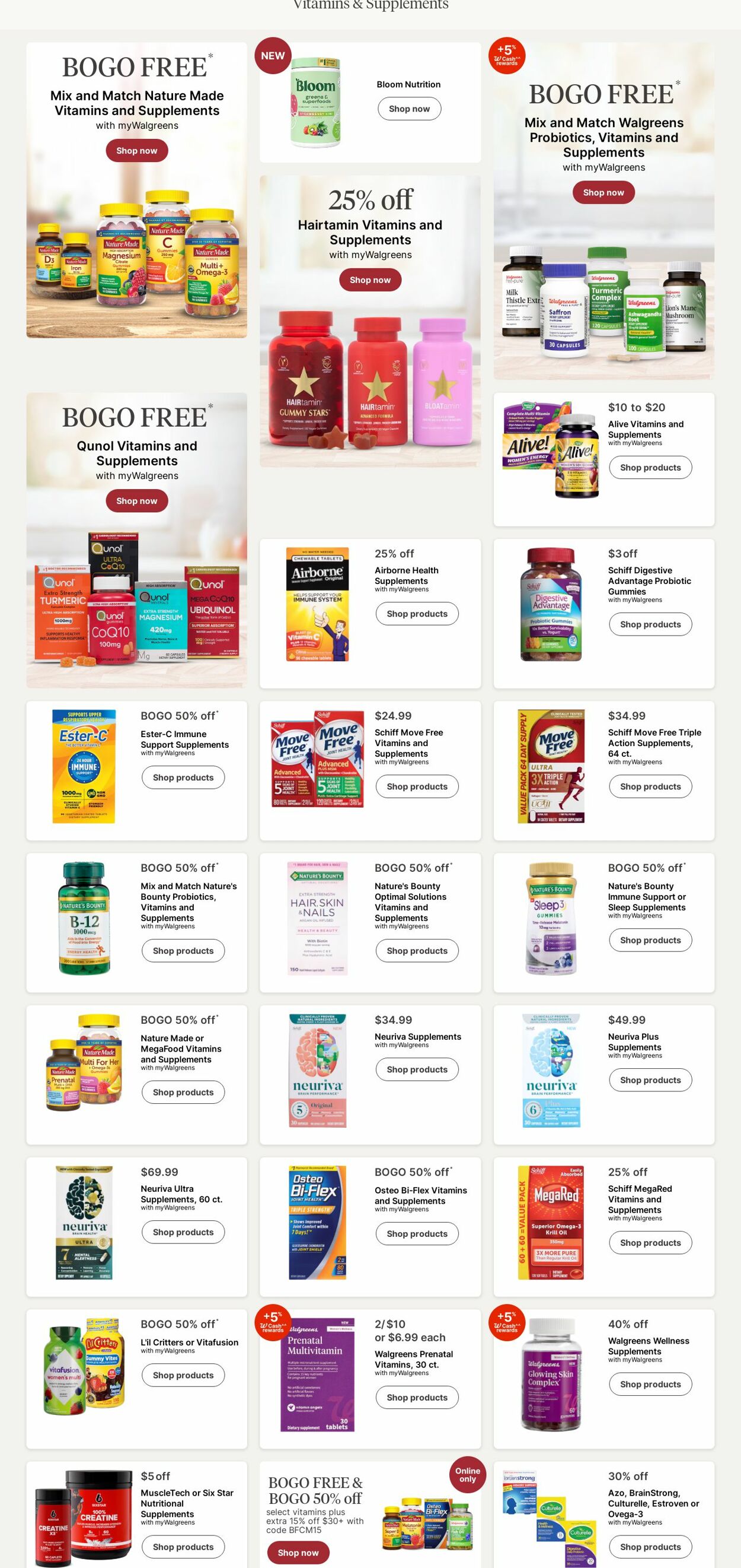 Weekly ad Walgreens 11/25/2024 - 12/04/2024