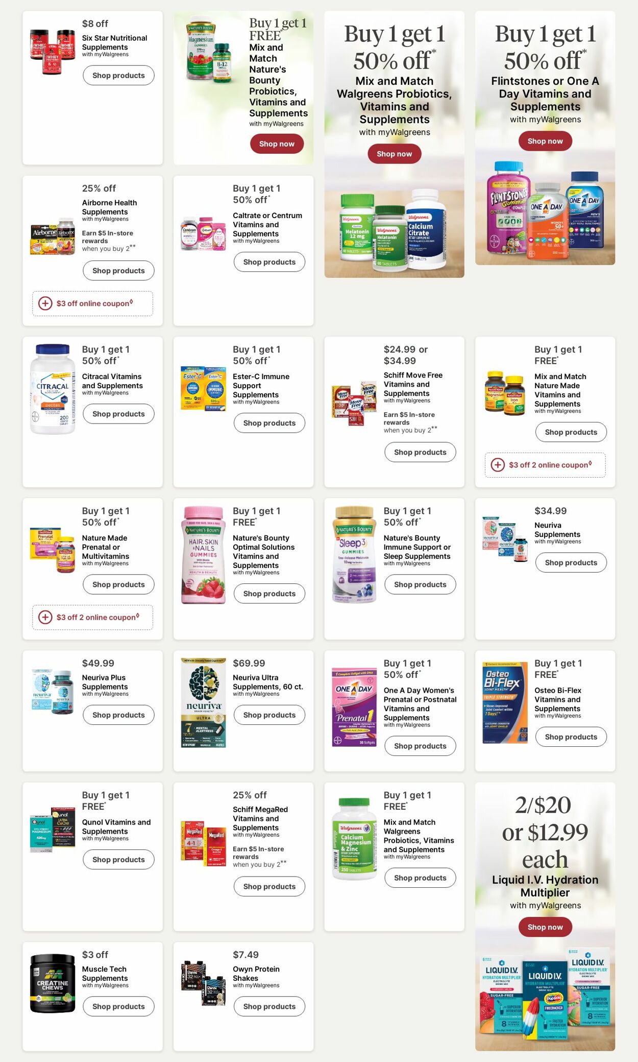 Weekly ad Walgreens 08/18/2025 - 08/27/2025