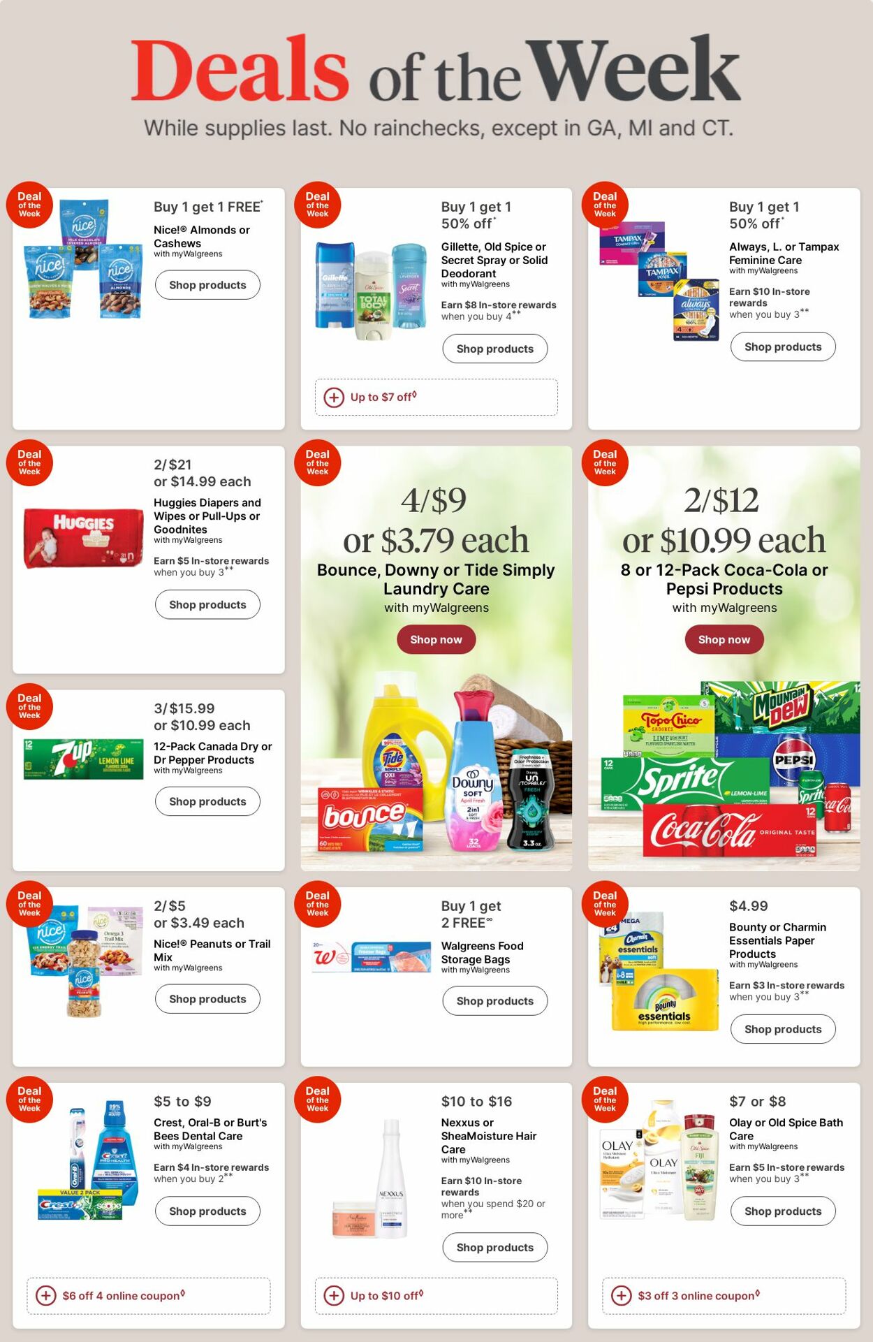 Weekly ad Walgreens 08/18/2025 - 08/27/2025