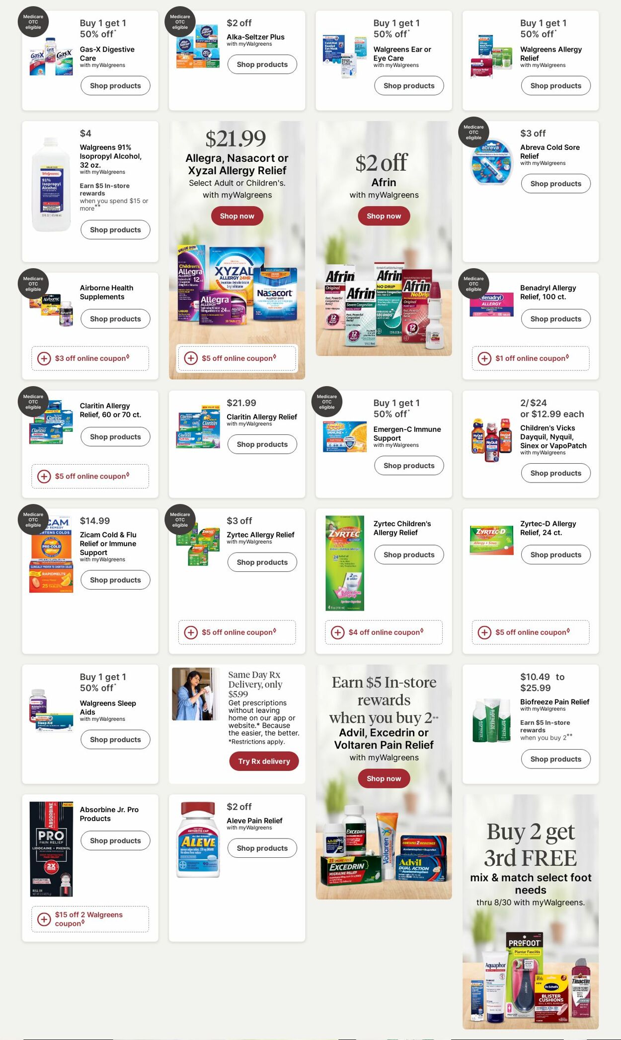 Weekly ad Walgreens 08/18/2025 - 08/27/2025