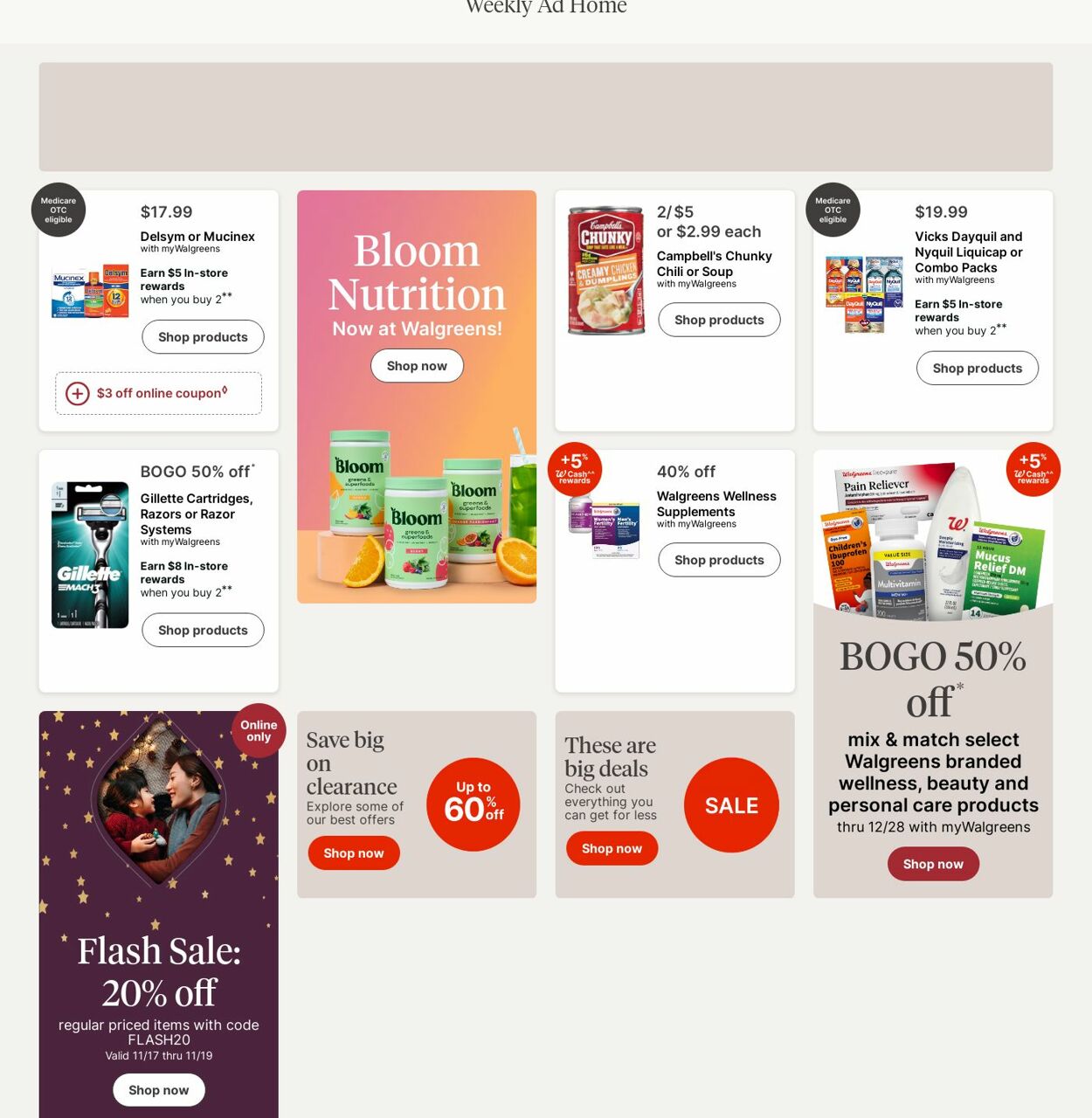 Weekly ad Walgreens 11/18/2024 - 11/27/2024