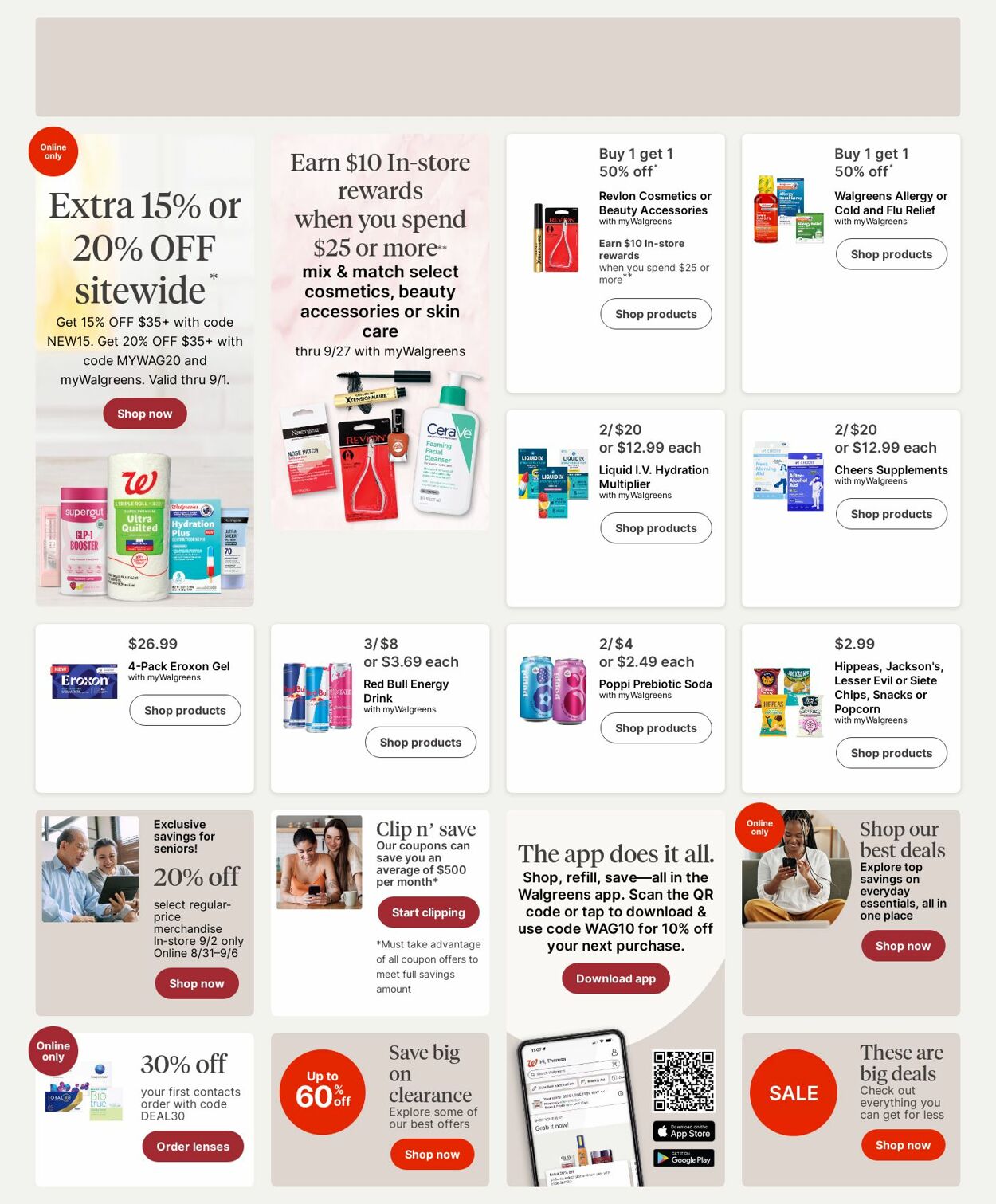 Weekly ad Walgreens 09/01/2025 - 09/10/2025
