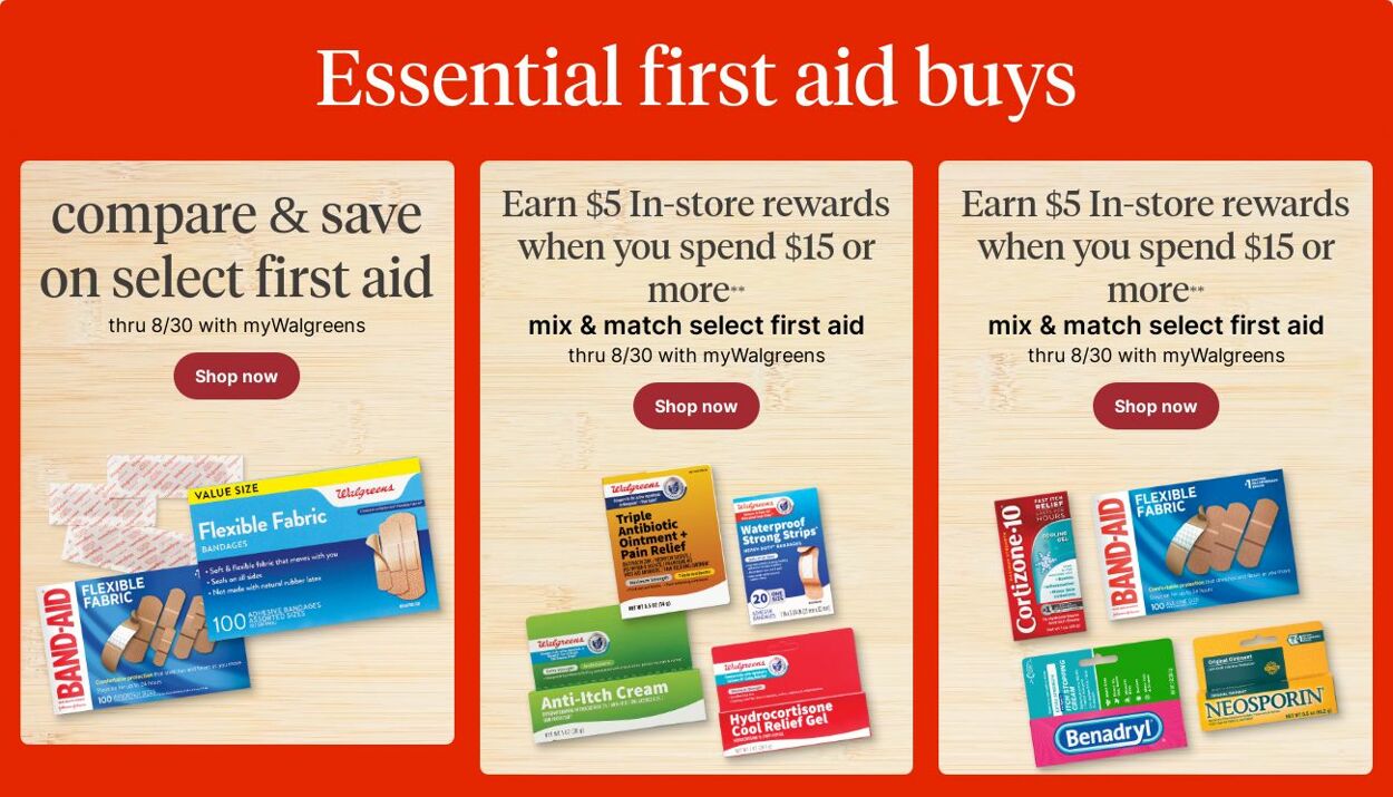 Weekly ad Walgreens 08/25/2025 - 09/03/2025