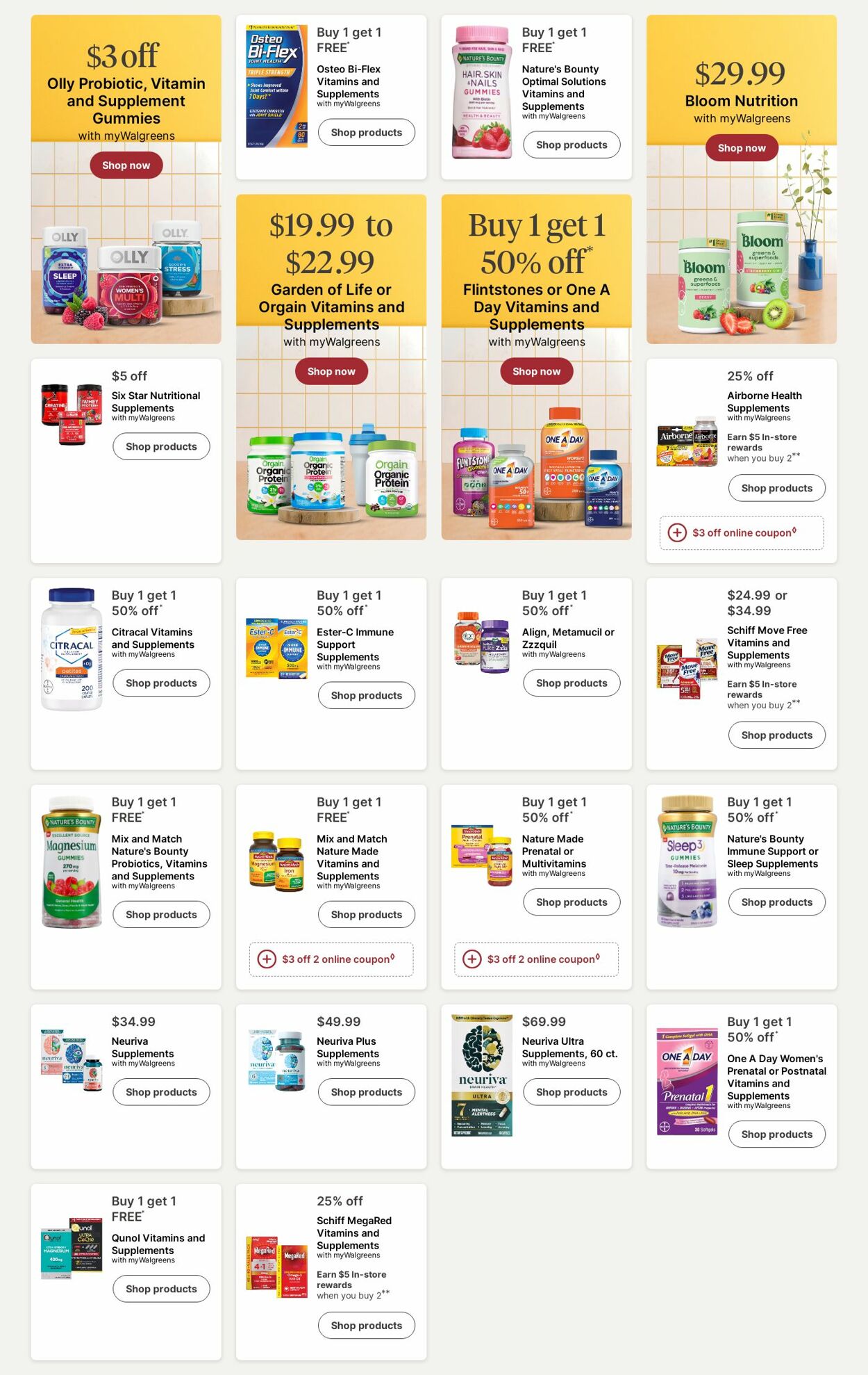 Weekly ad Walgreens 08/25/2025 - 09/03/2025