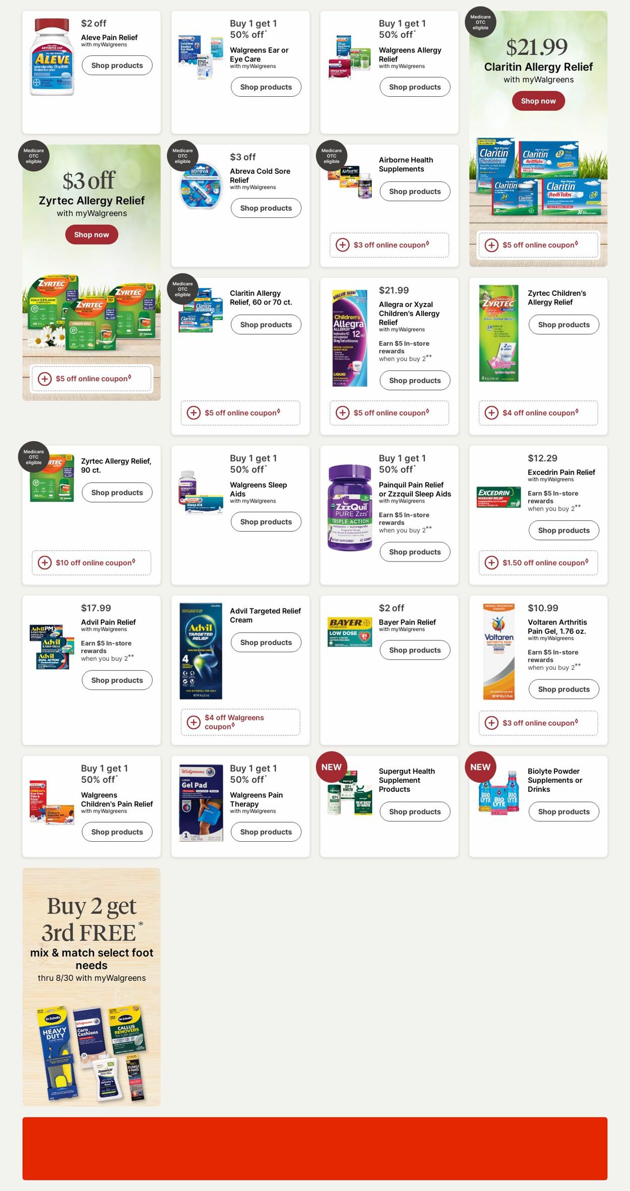 Weekly ad Walgreens 08/25/2025 - 09/03/2025