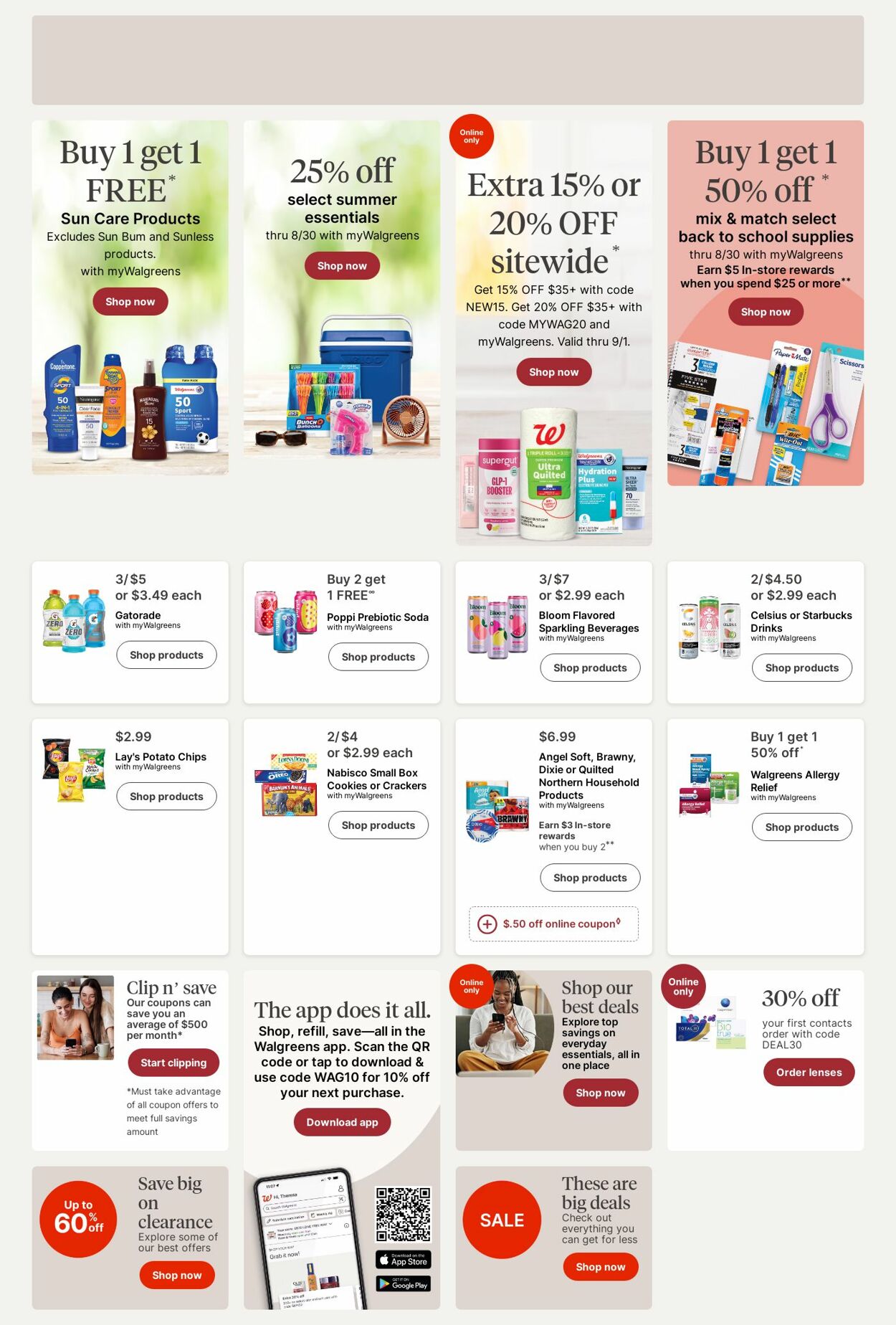 Weekly ad Walgreens 08/25/2025 - 09/03/2025