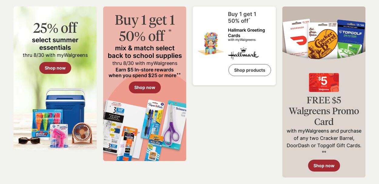 Weekly ad Walgreens 08/25/2025 - 09/03/2025