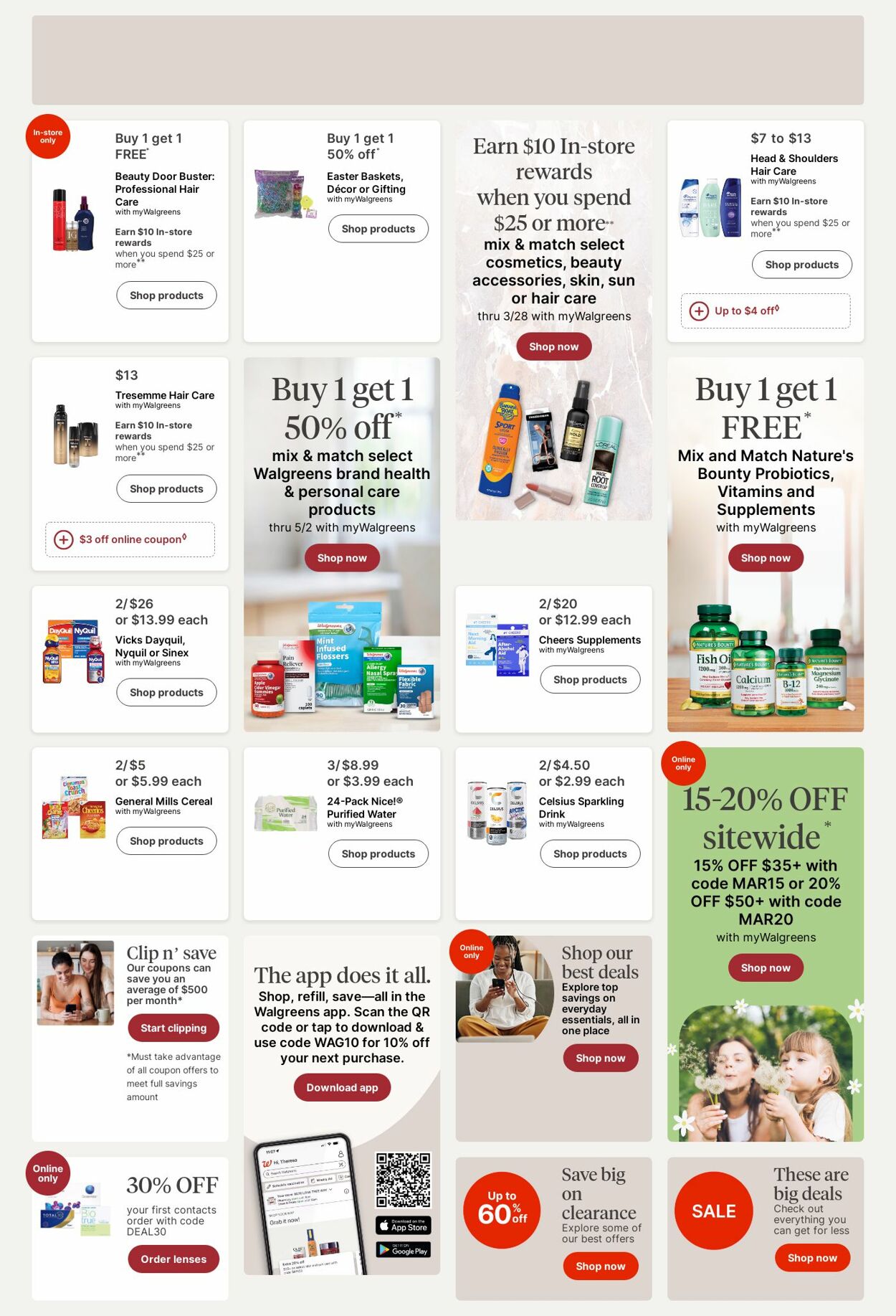 Weekly ad Walgreens 03/16/2026 - 03/25/2026