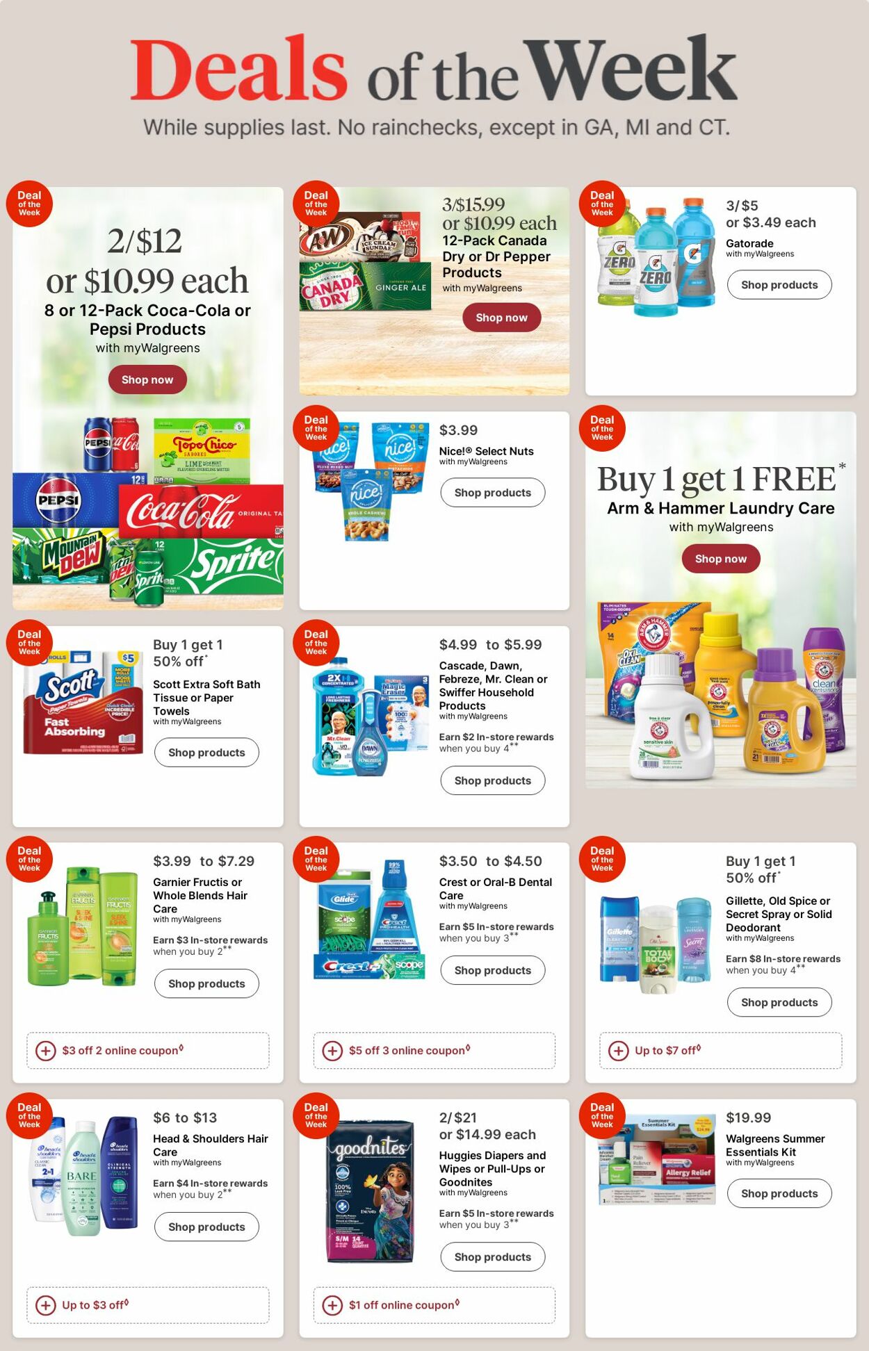 Weekly ad Walgreens 08/11/2025 - 08/20/2025