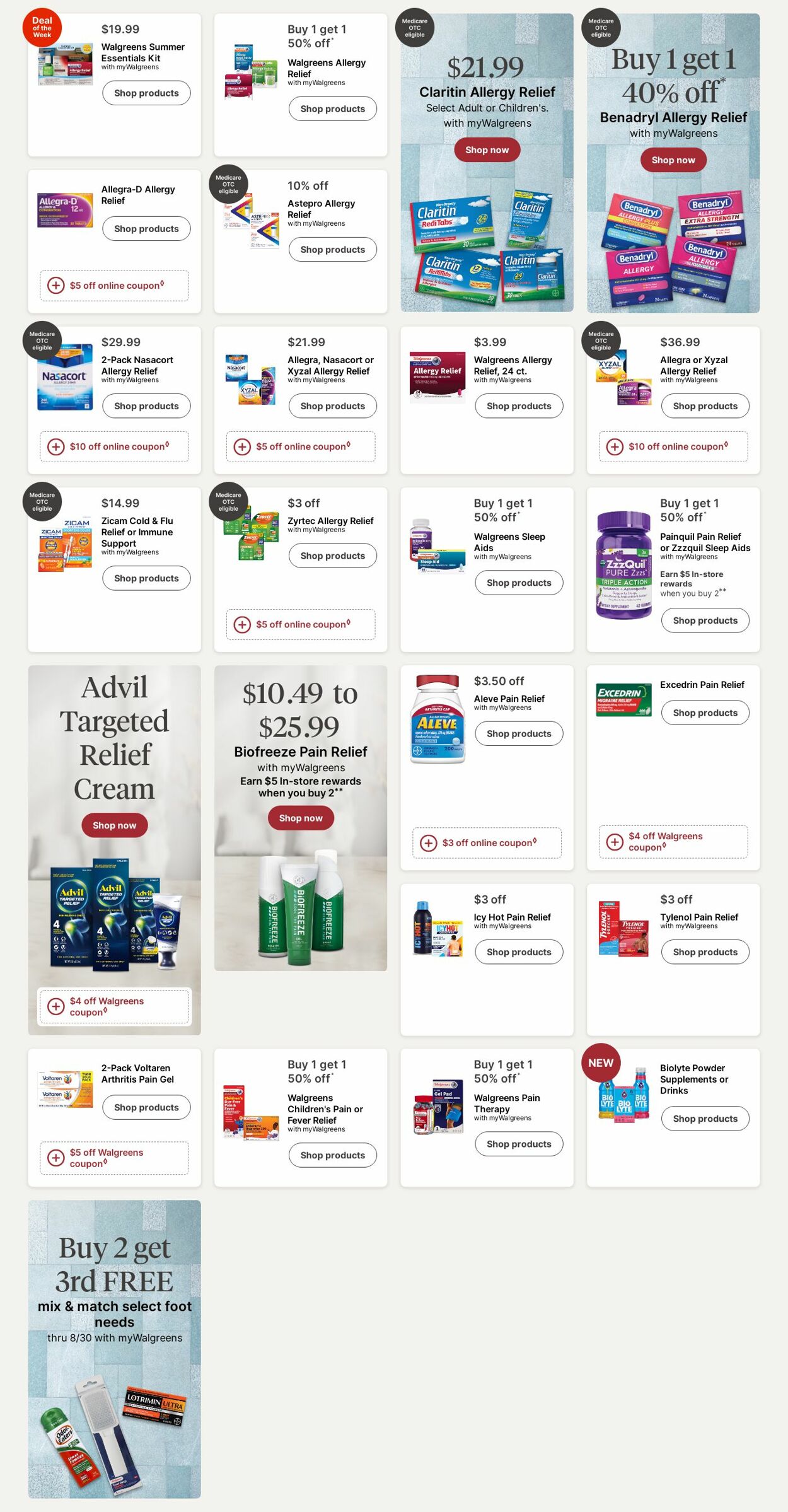 Weekly ad Walgreens 08/11/2025 - 08/20/2025