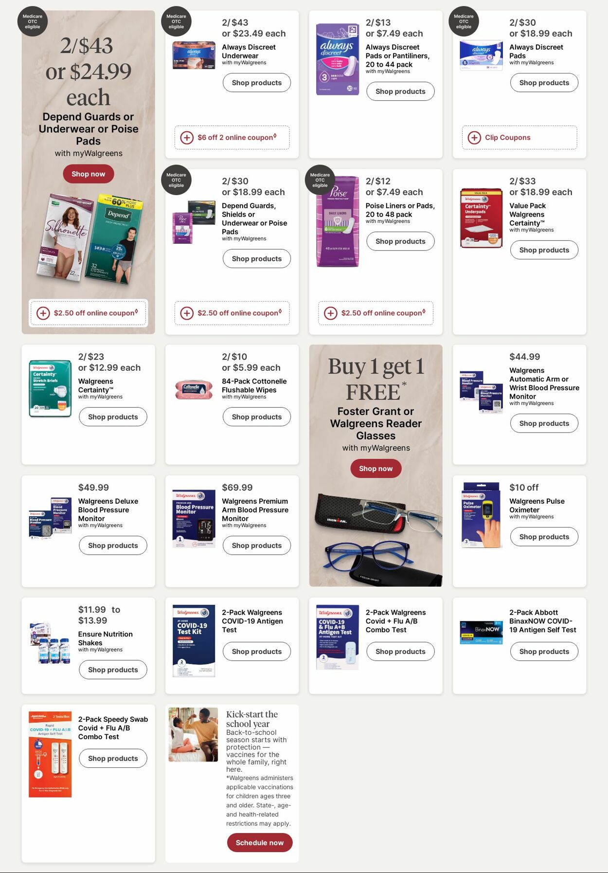 Weekly ad Walgreens 08/11/2025 - 08/20/2025