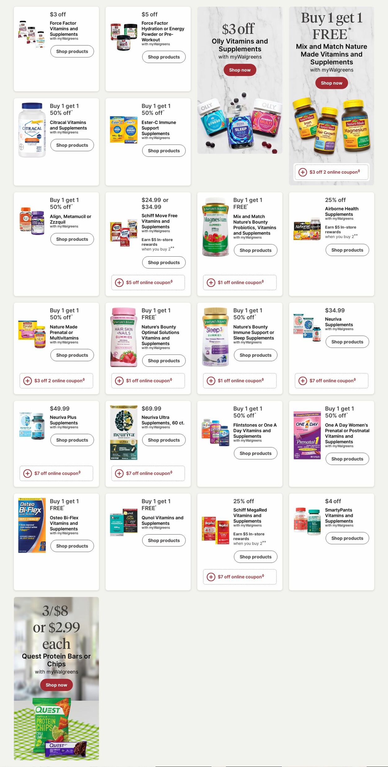 Weekly ad Walgreens 08/11/2025 - 08/20/2025