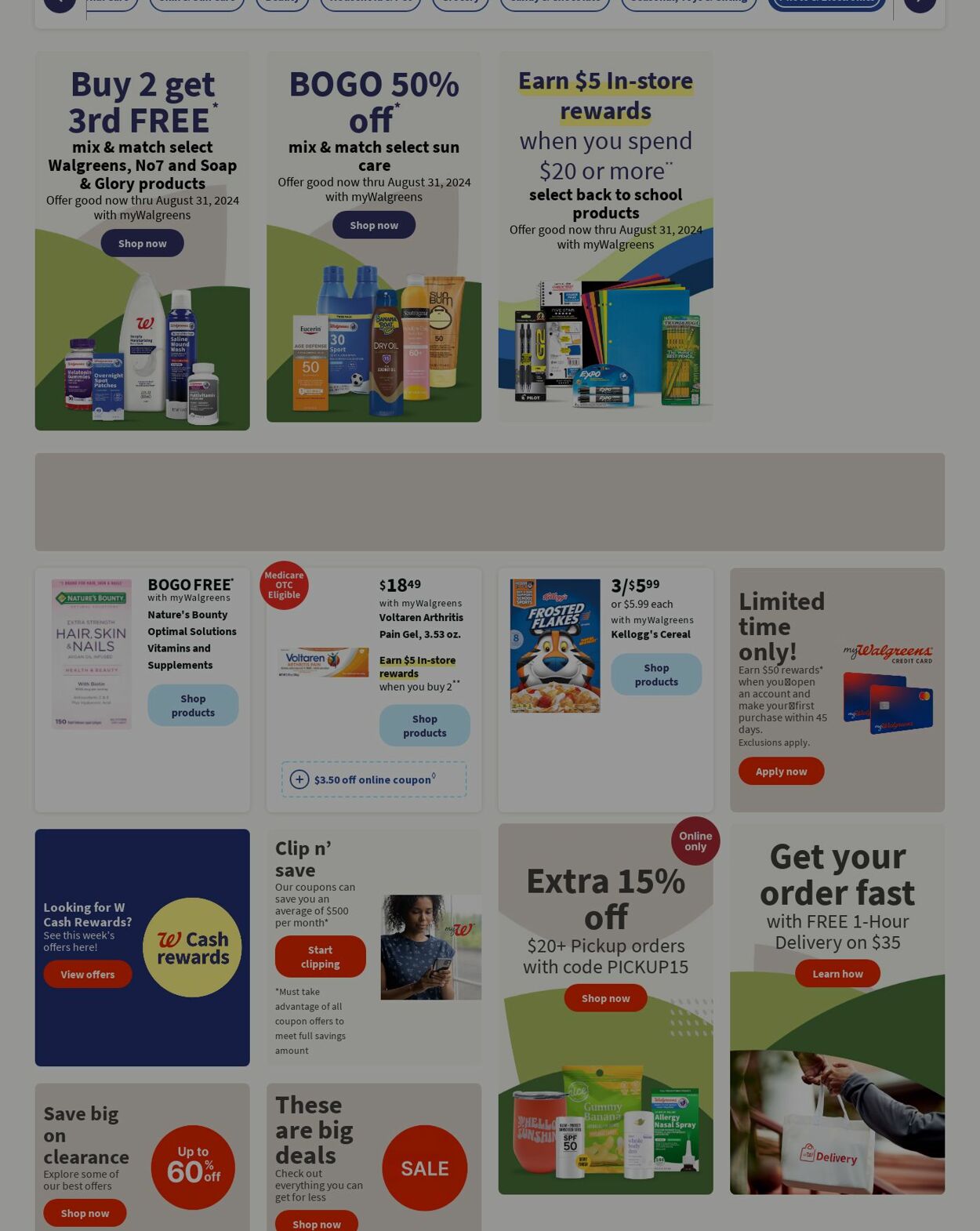 Weekly ad Walgreens 07/22/2024 - 07/31/2024