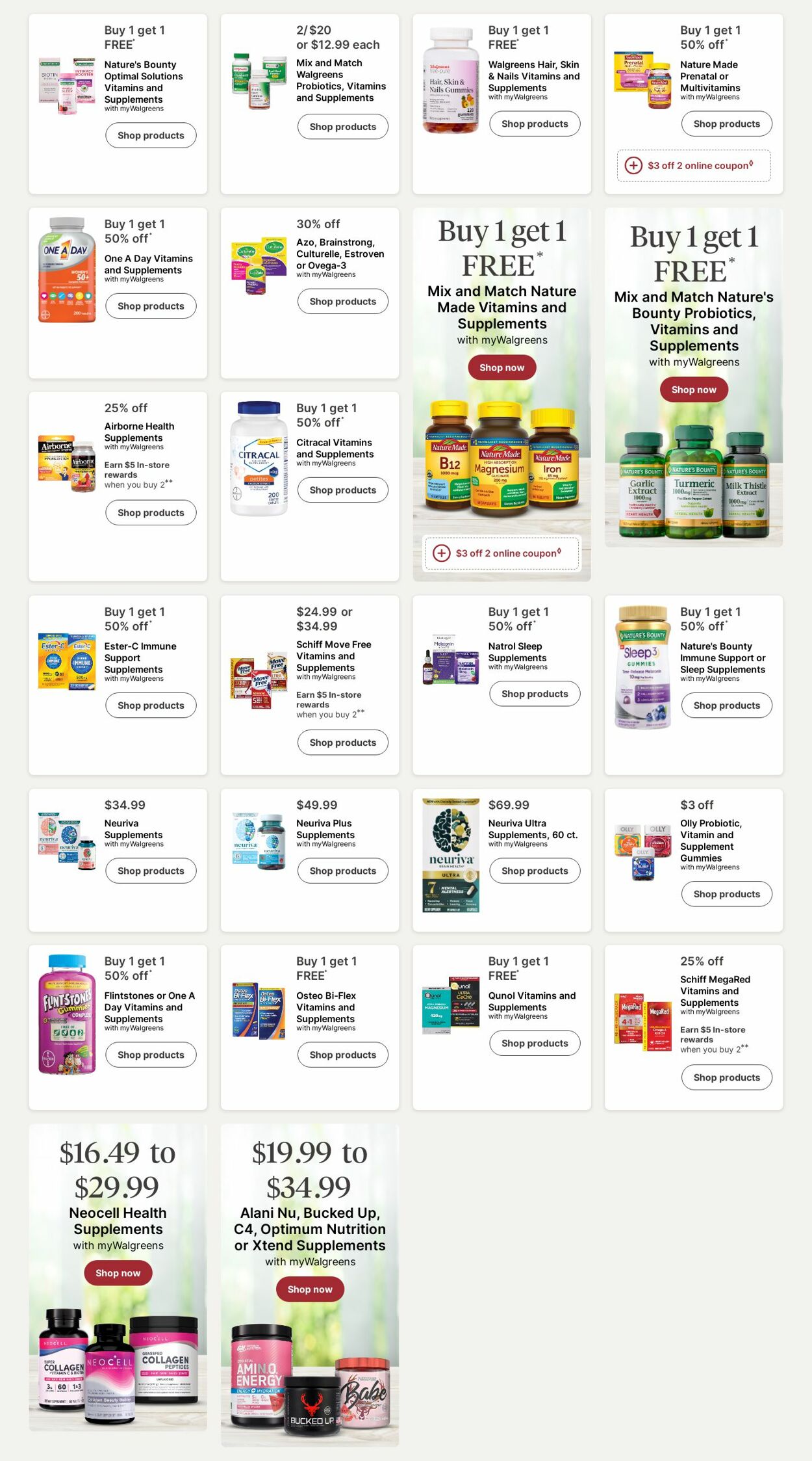 Weekly ad Walgreens 07/21/2025 - 07/30/2025