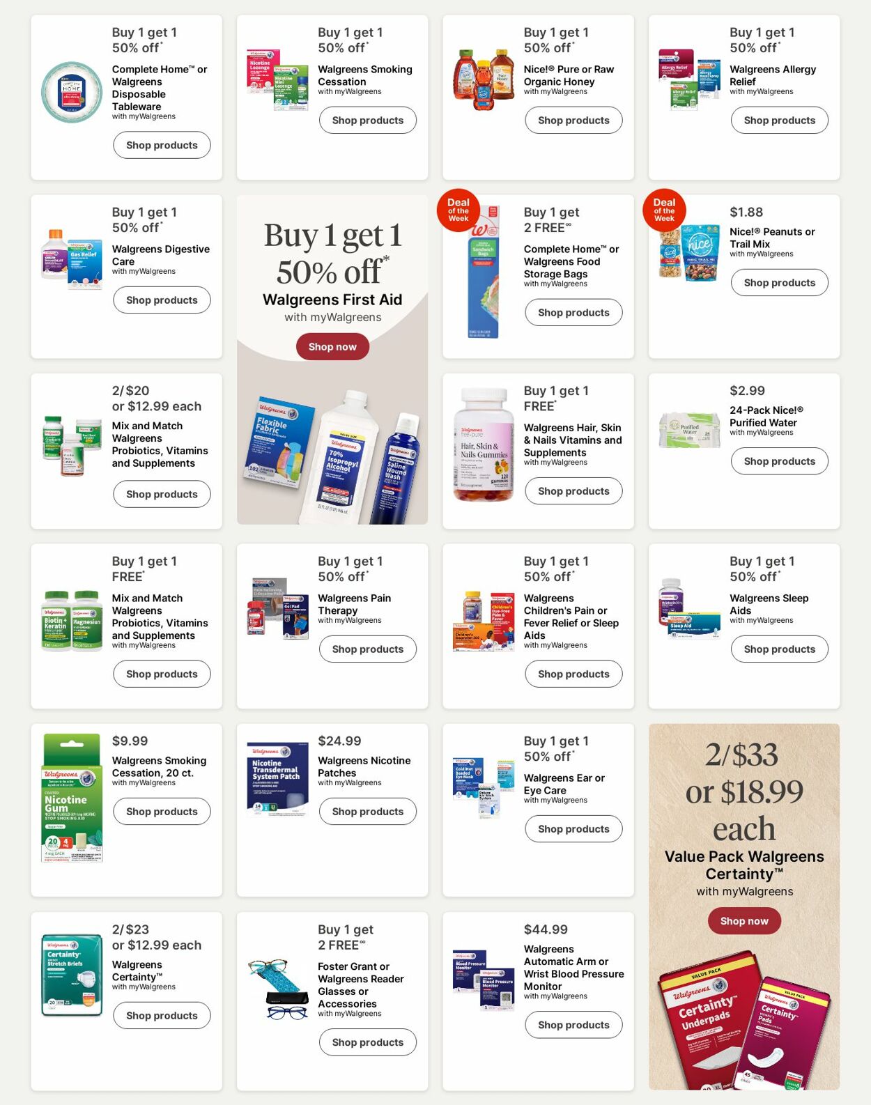 Weekly ad Walgreens 07/21/2025 - 07/30/2025