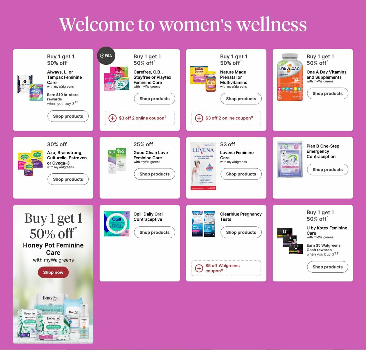 Weekly ad Walgreens 07/21/2025 - 07/30/2025