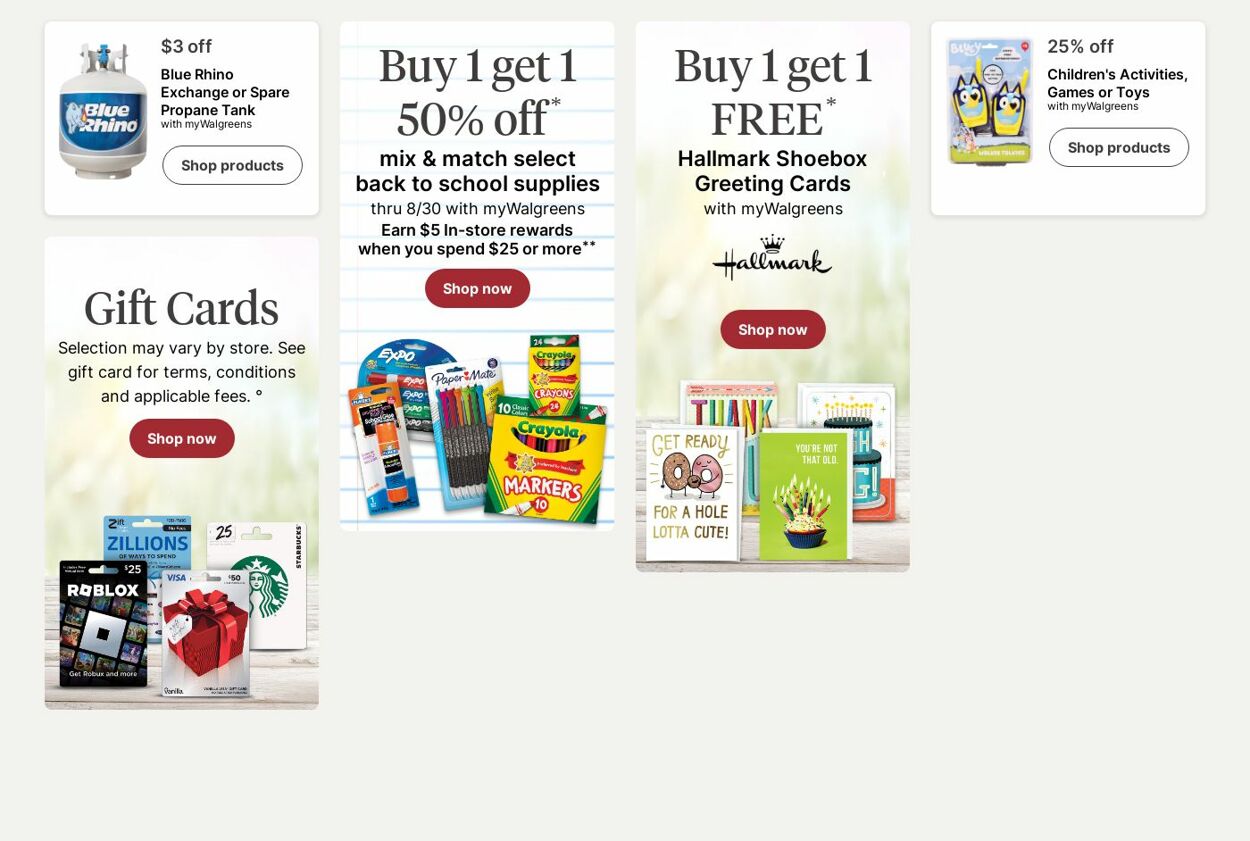 Weekly ad Walgreens 07/21/2025 - 07/30/2025