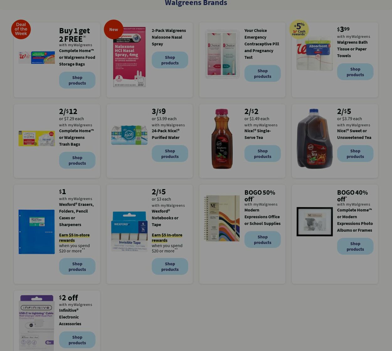 Weekly ad Walgreens 08/05/2024 - 08/14/2024