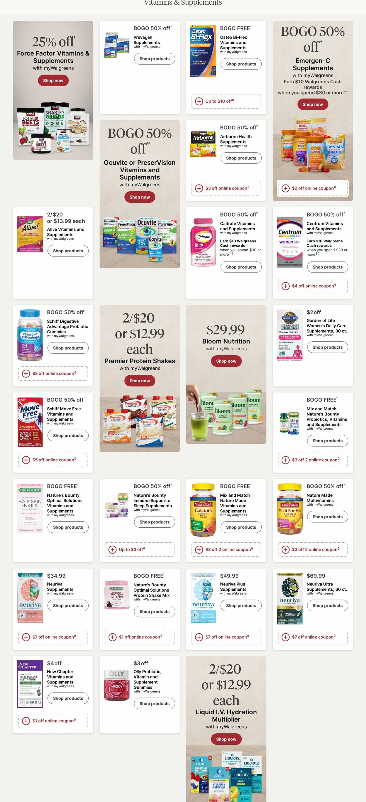 Weekly ad Walgreens 01/06/2025 - 01/15/2025