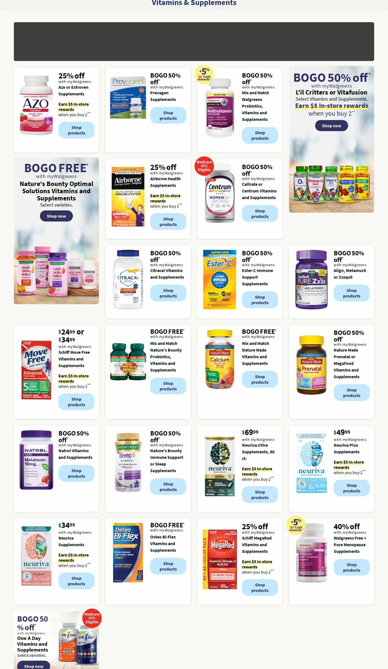 Weekly ad Walgreens 09/30/2024 - 10/09/2024