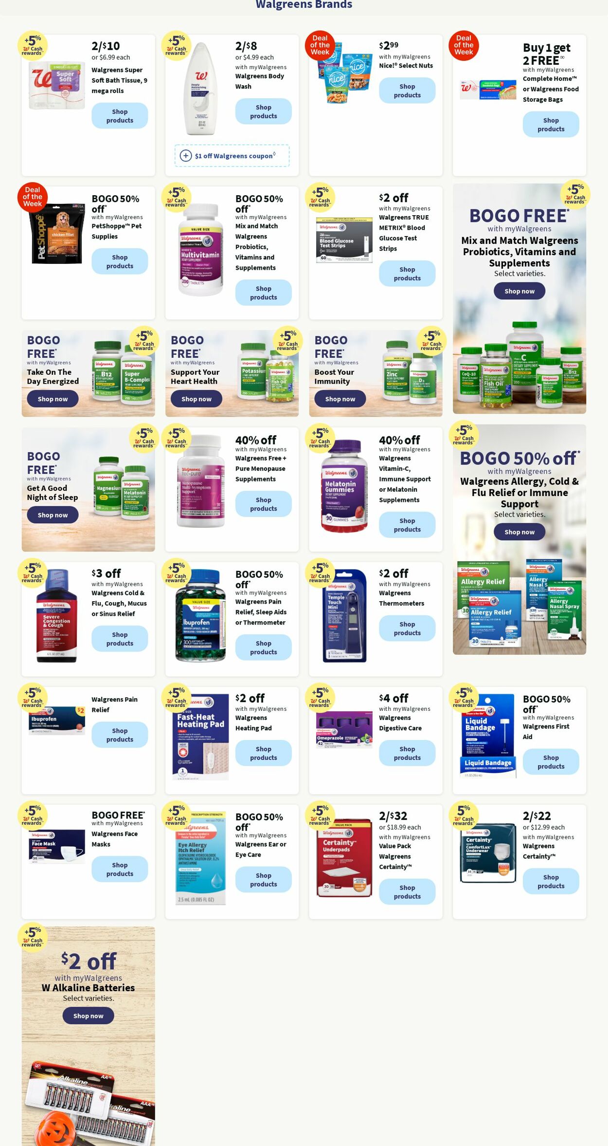 Weekly ad Walgreens 09/30/2024 - 10/09/2024