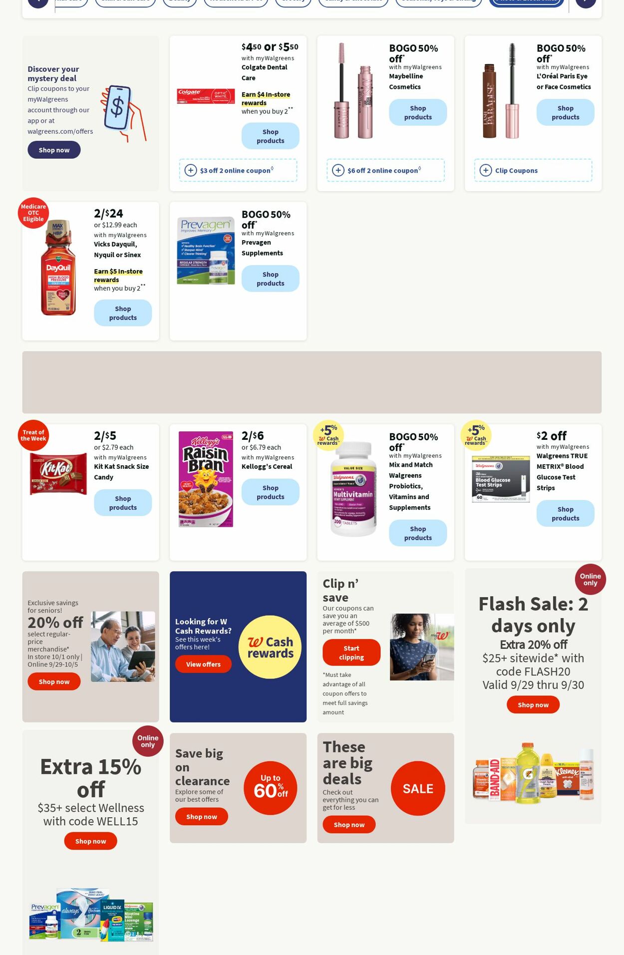 Weekly ad Walgreens 09/30/2024 - 10/09/2024