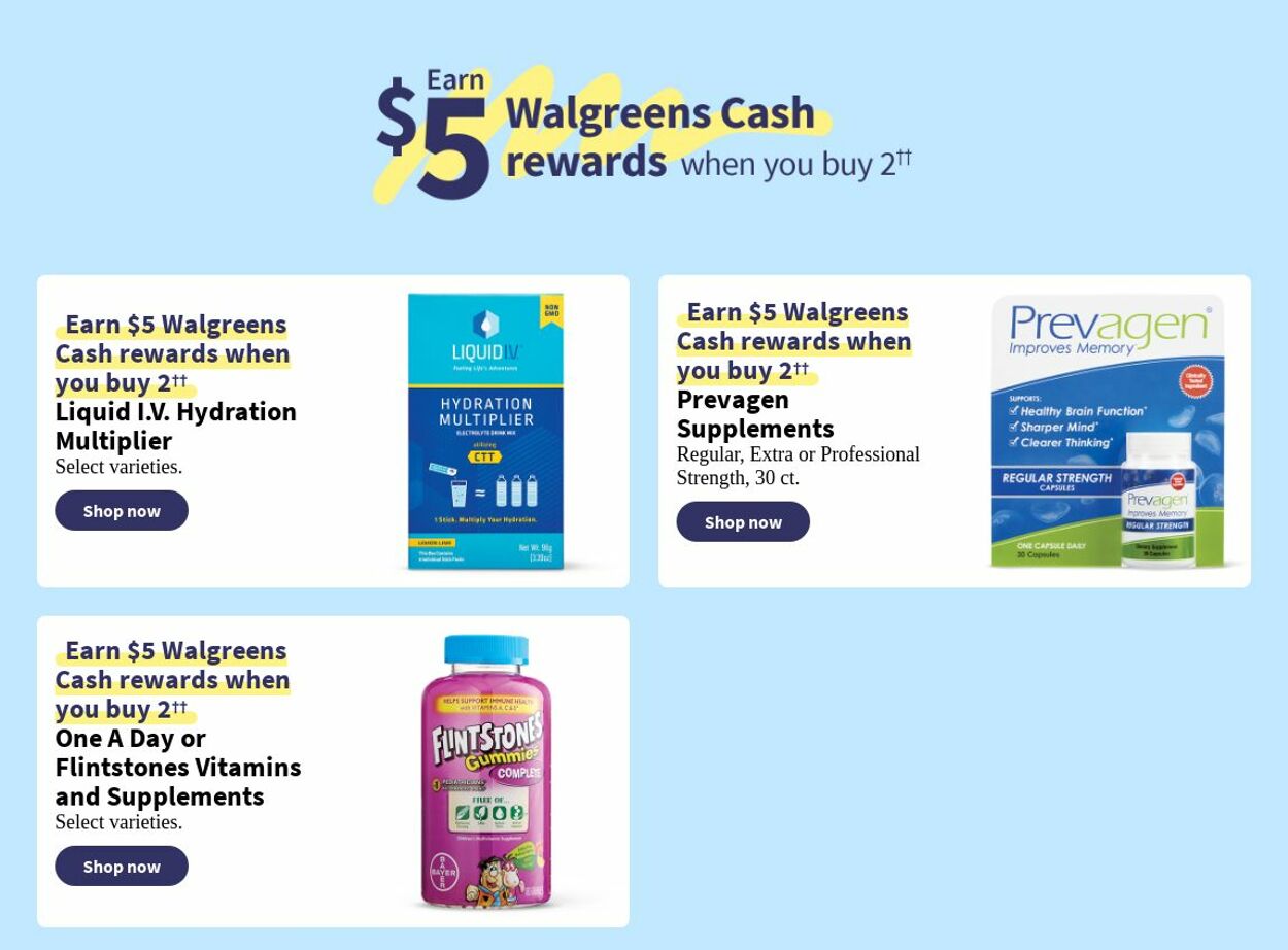 Weekly ad Walgreens 08/08/2022 - 08/22/2022