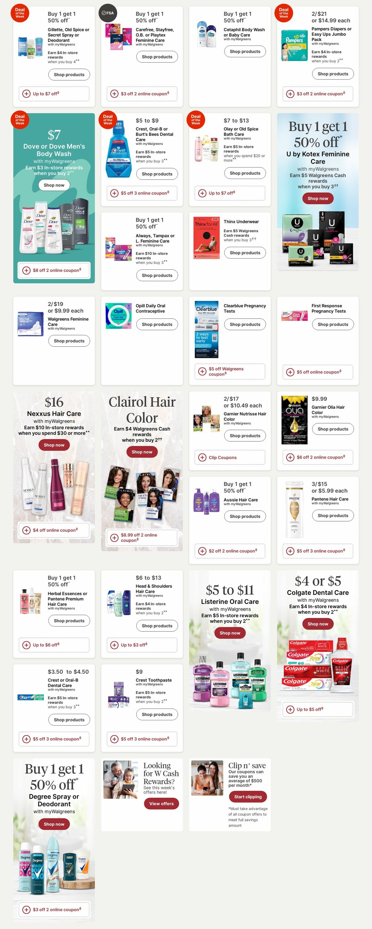 Weekly ad Walgreens 07/14/2025 - 07/23/2025