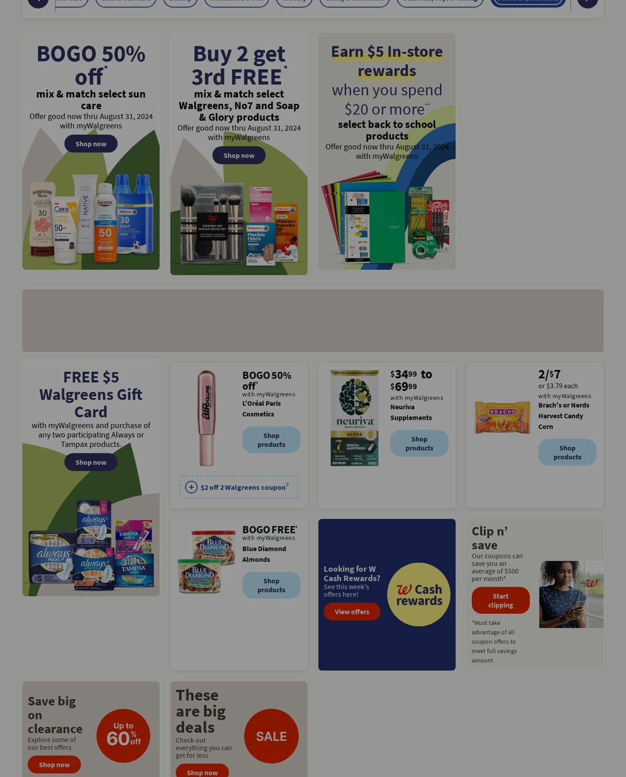 Weekly ad Walgreens 07/29/2024 - 08/07/2024