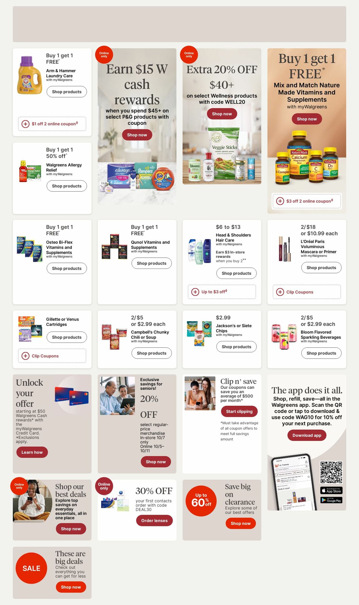 Weekly ad Walgreens 10/06/2025 - 10/15/2025