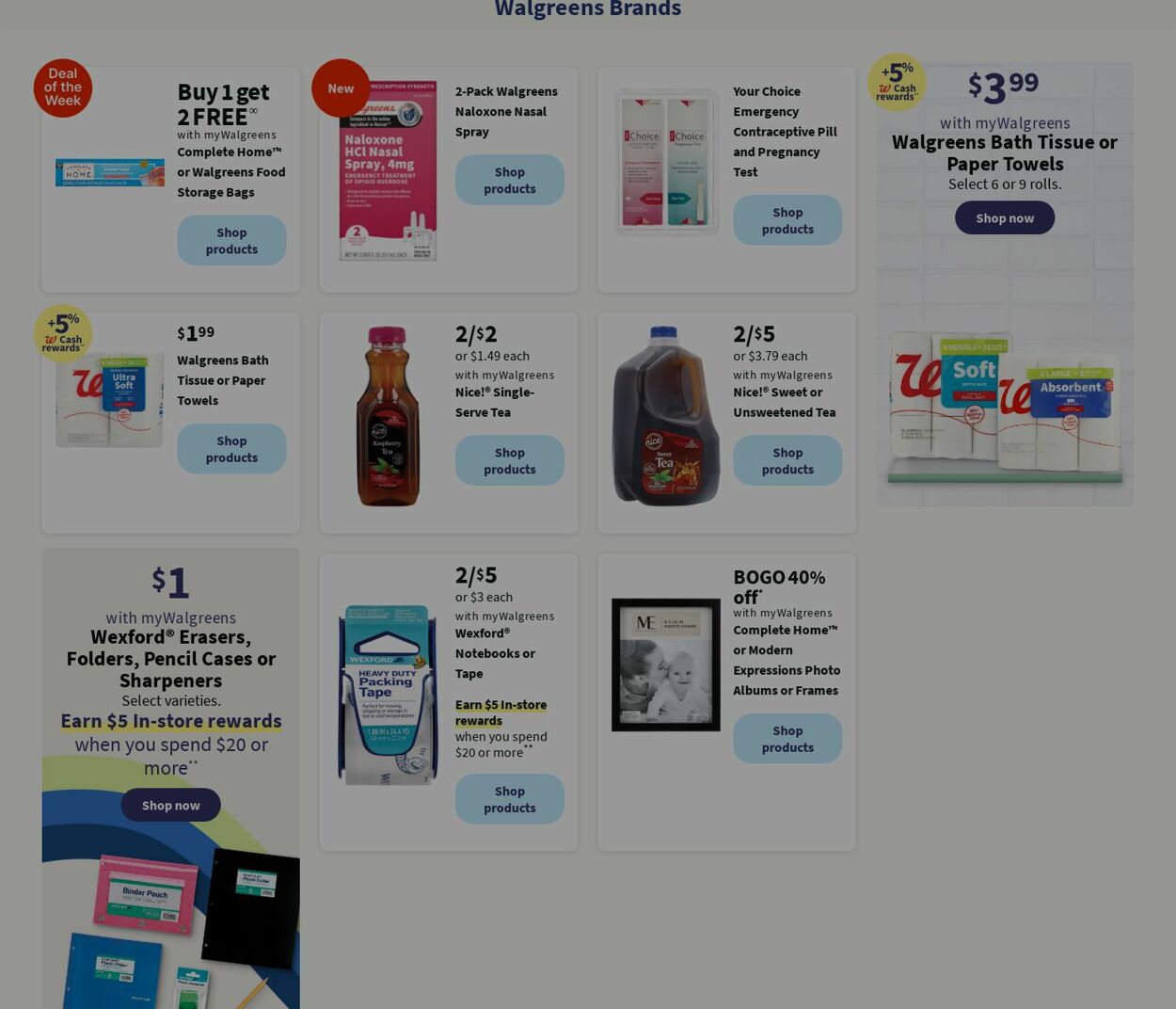 Weekly ad Walgreens 08/19/2024 - 08/28/2024