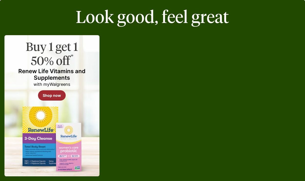Weekly ad Walgreens 09/29/2025 - 10/08/2025