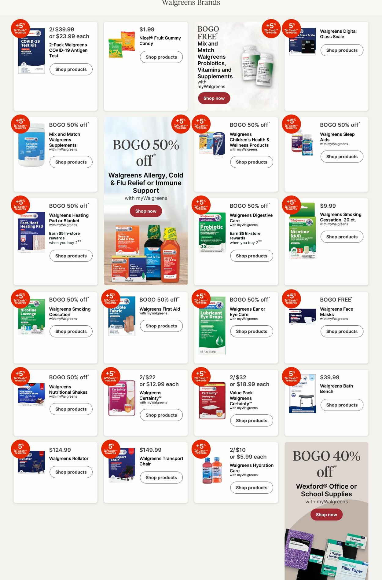 Weekly ad Walgreens 12/30/2024 - 01/08/2025