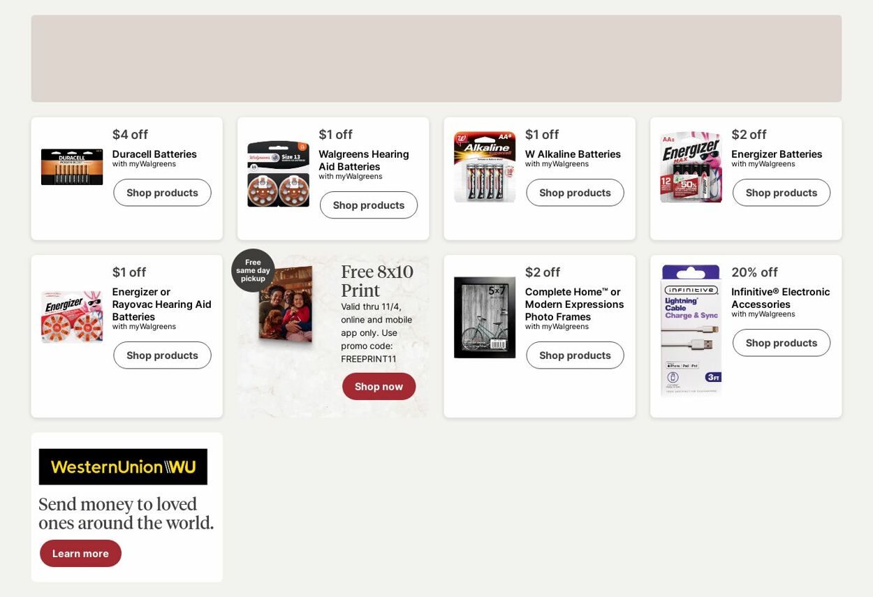 Weekly ad Walgreens 11/03/2025 - 11/12/2025
