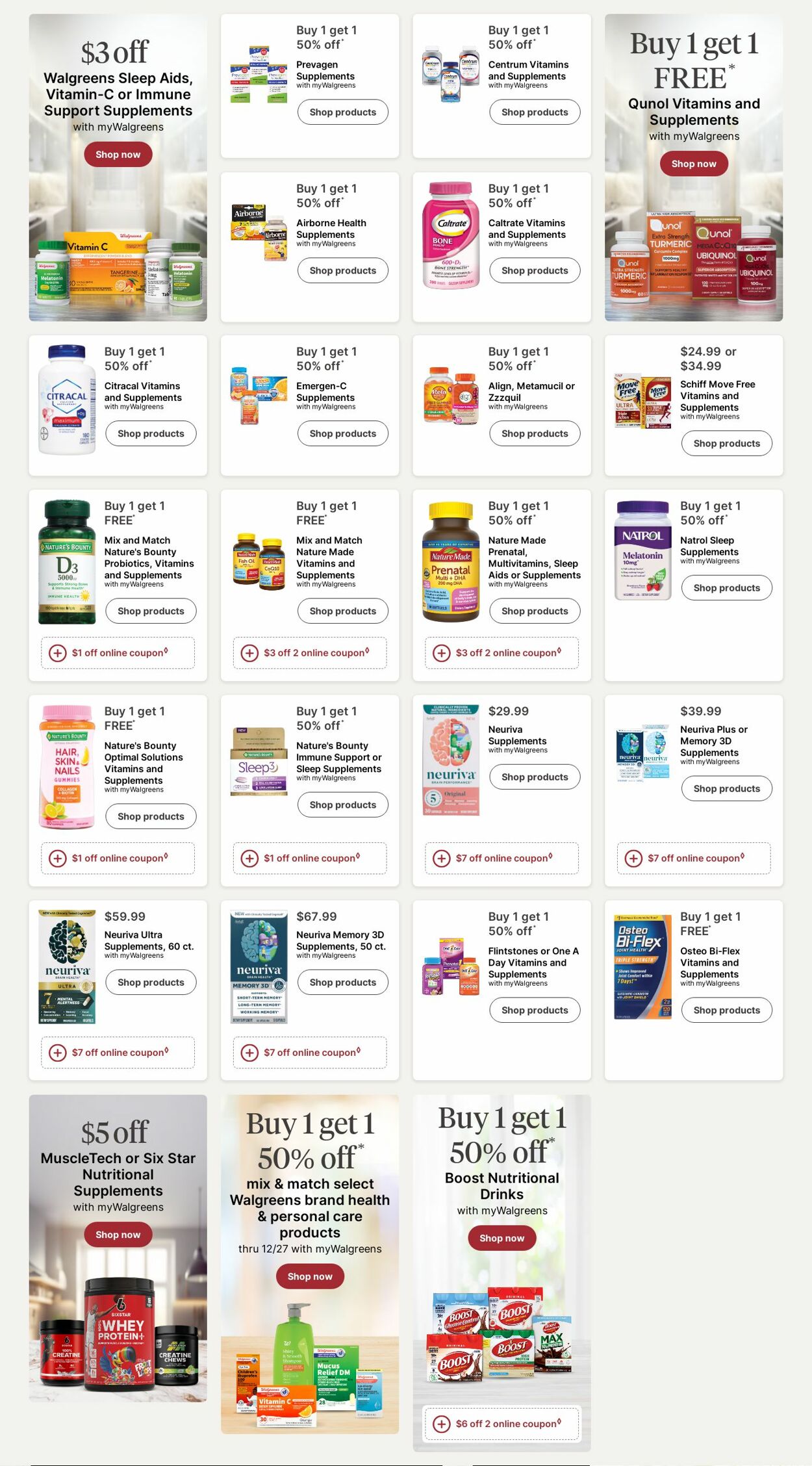Weekly ad Walgreens 11/03/2025 - 11/12/2025