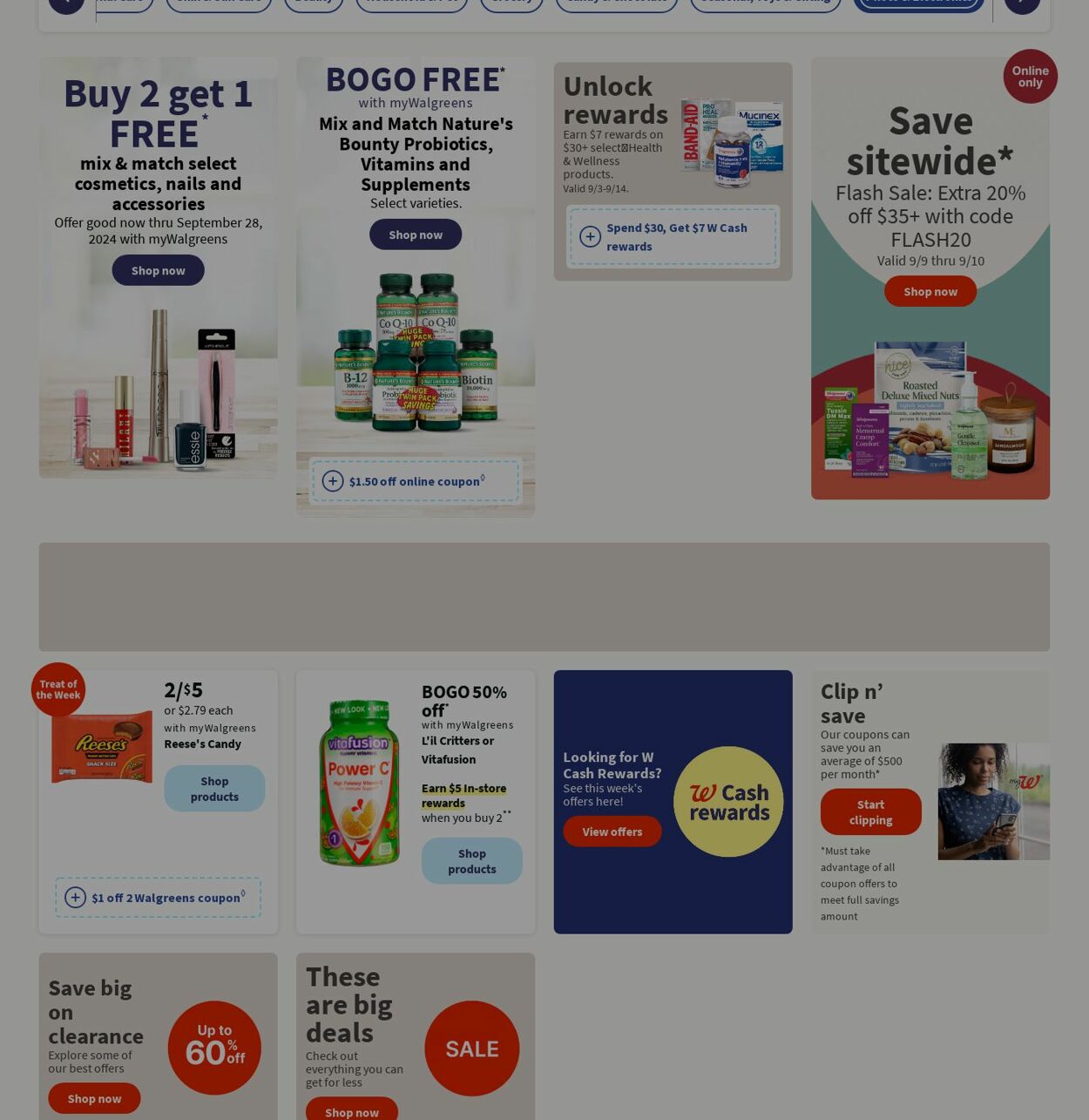 Weekly ad Walgreens 09/09/2024 - 09/18/2024