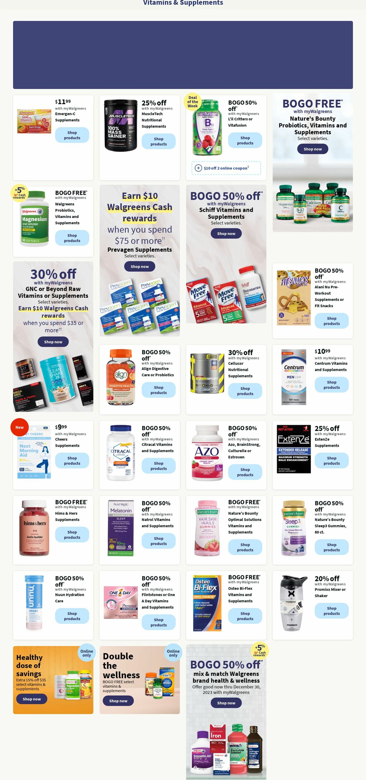 Weekly ad Walgreens 11/20/2023 - 11/29/2023