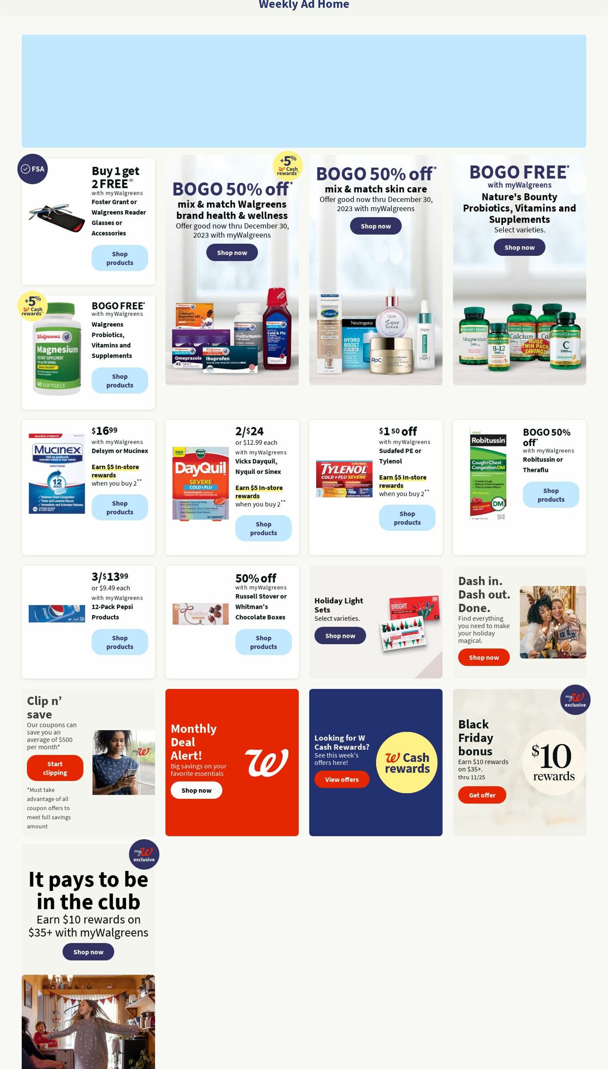 Weekly ad Walgreens 11/20/2023 - 11/29/2023