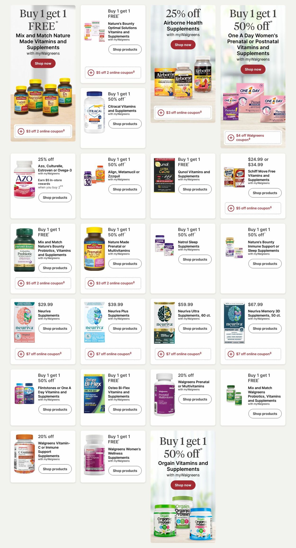 Weekly ad Walgreens 10/13/2025 - 10/22/2025