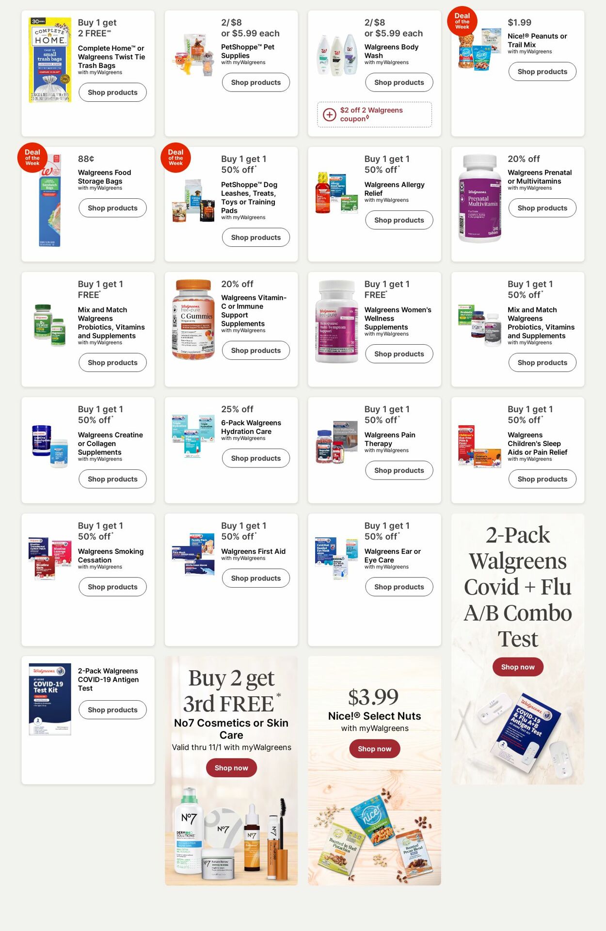 Weekly ad Walgreens 10/13/2025 - 10/22/2025