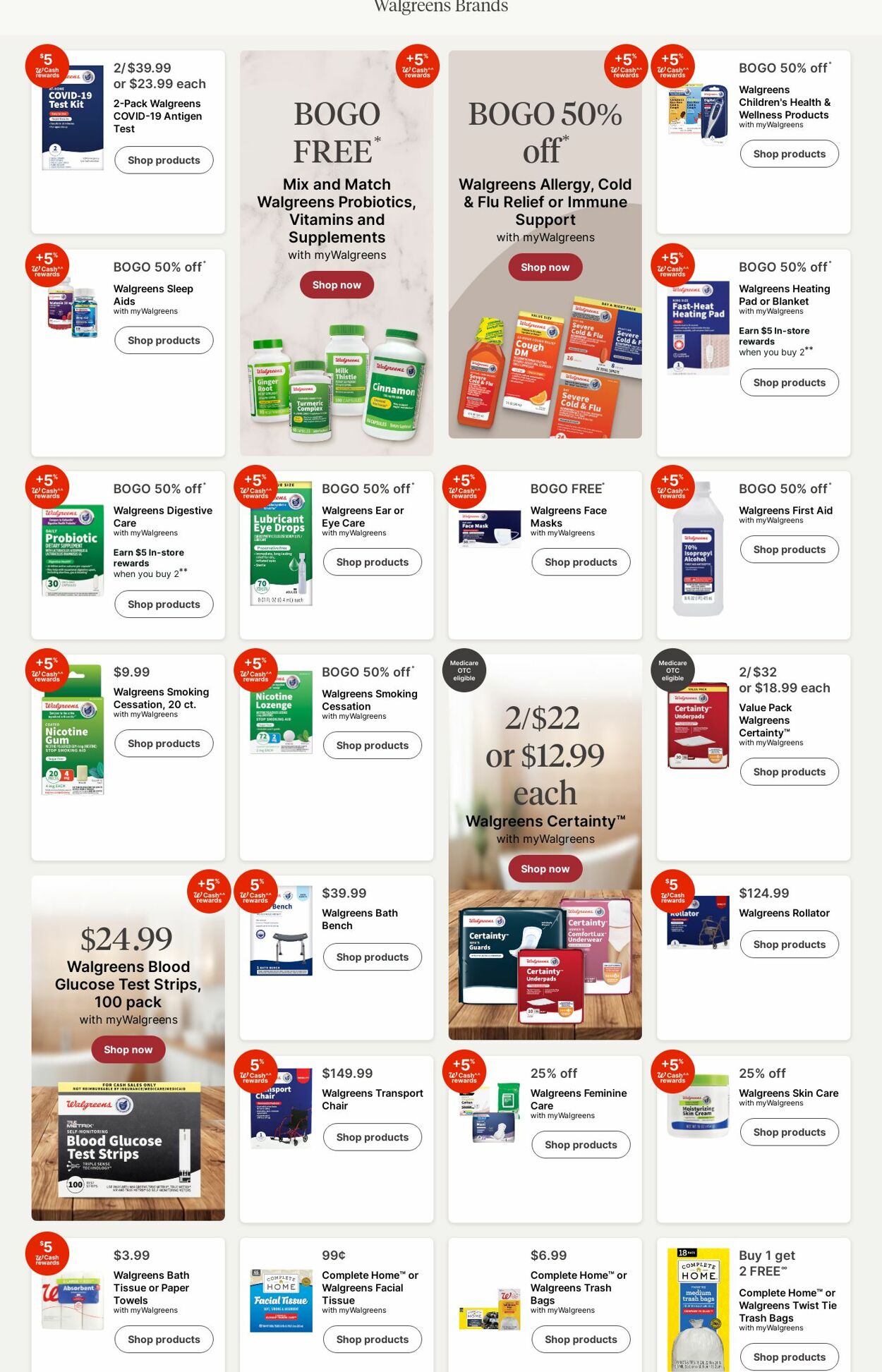 Weekly ad Walgreens 01/13/2025 - 01/22/2025