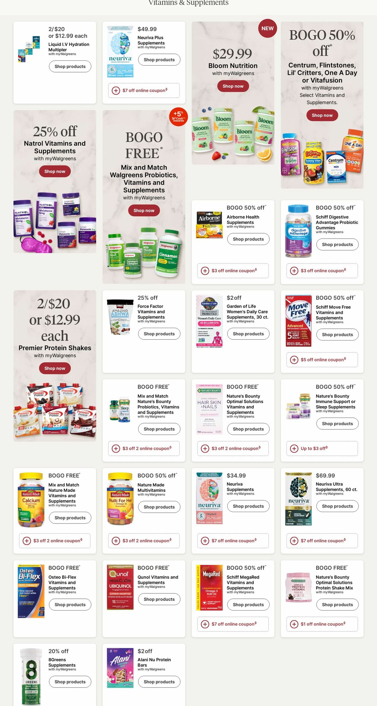 Weekly ad Walgreens 01/13/2025 - 01/22/2025