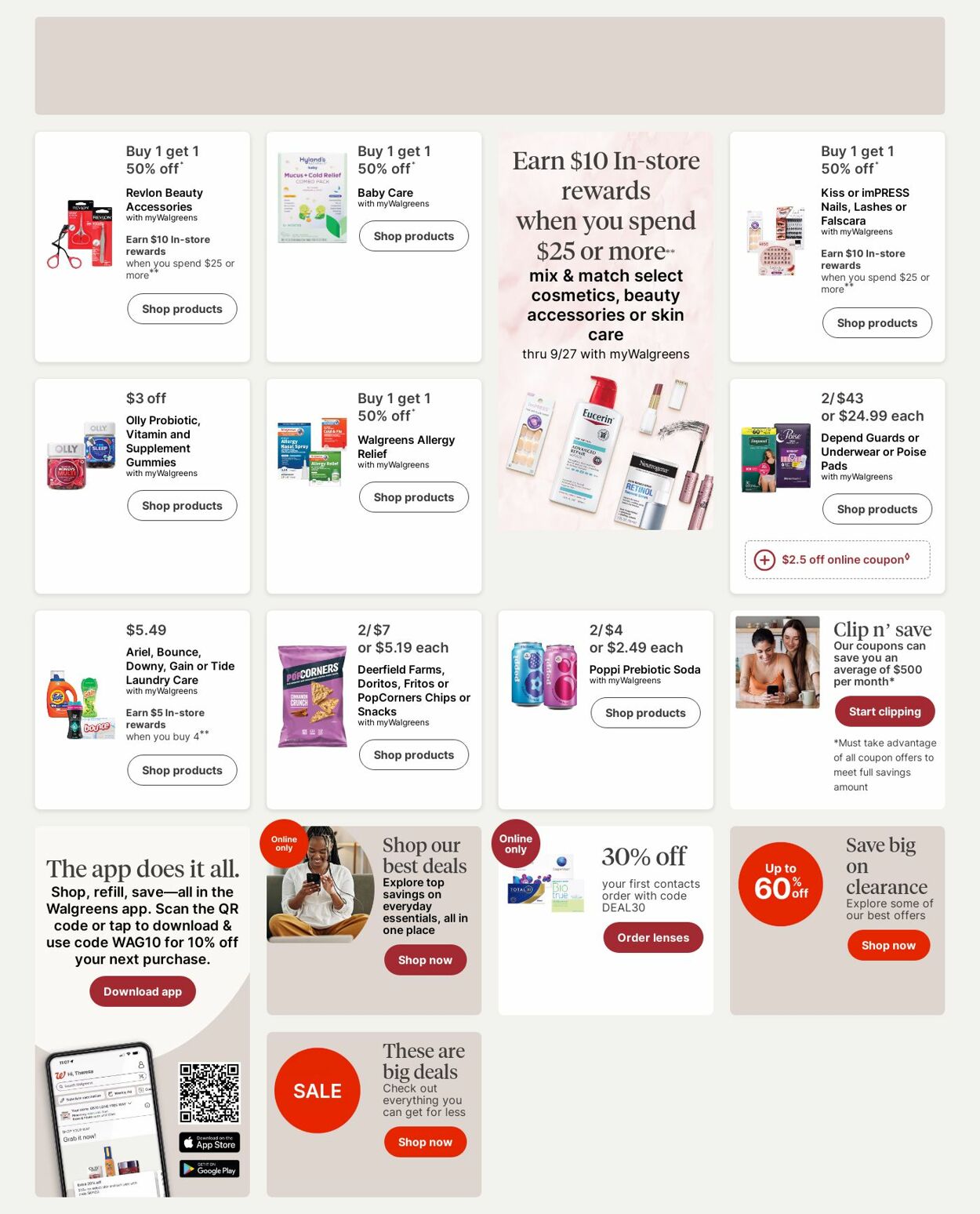 Weekly ad Walgreens 09/08/2025 - 09/17/2025