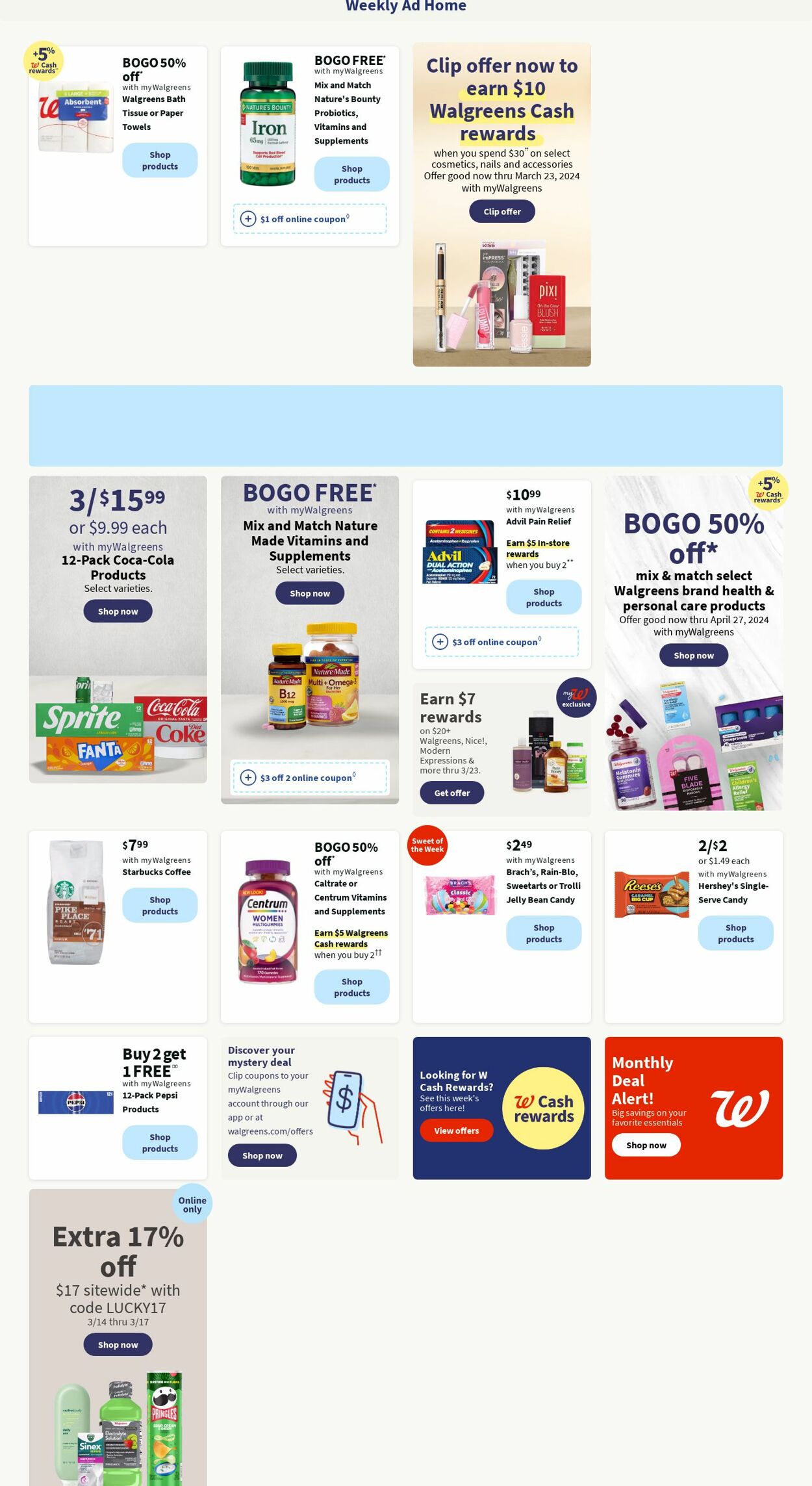 Weekly ad Walgreens 03/11/2024 - 03/20/2024