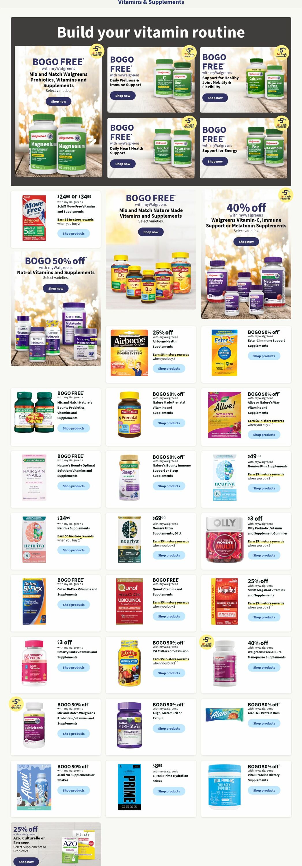 Weekly ad Walgreens 10/28/2024 - 11/06/2024