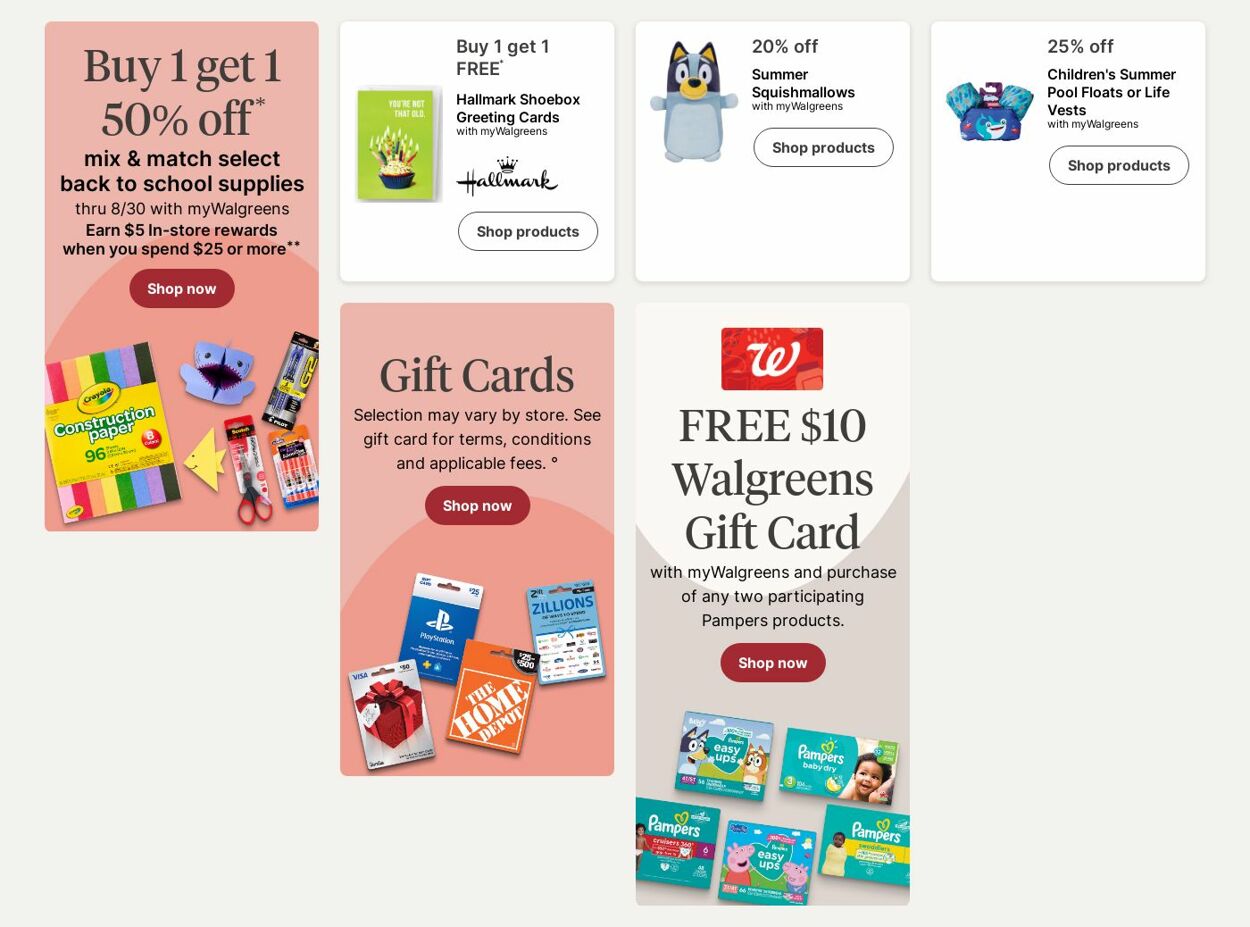 Weekly ad Walgreens 07/07/2025 - 07/16/2025