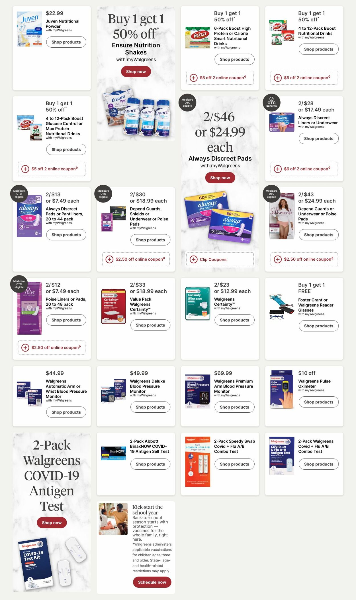 Weekly ad Walgreens 08/04/2025 - 08/13/2025
