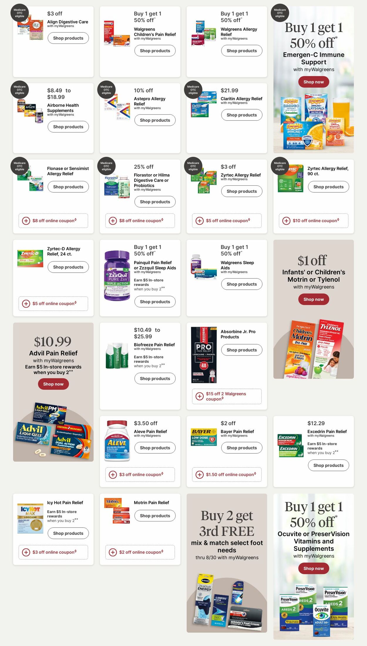 Weekly ad Walgreens 08/04/2025 - 08/13/2025