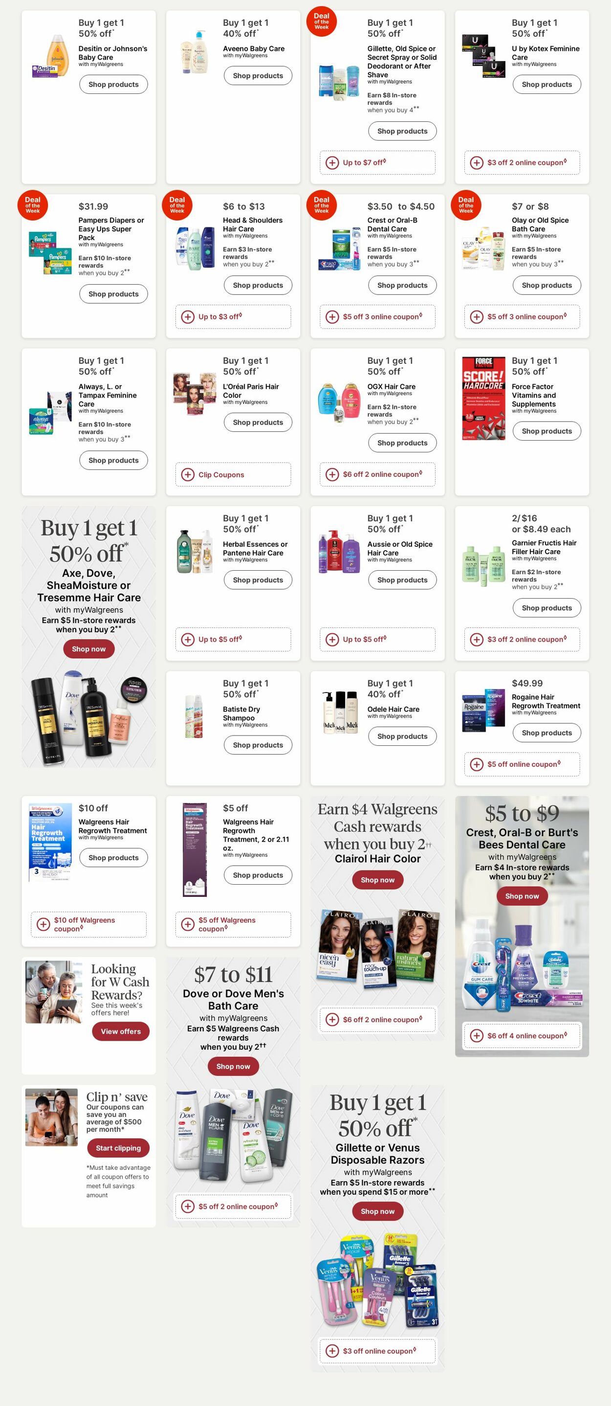 Weekly ad Walgreens 08/04/2025 - 08/13/2025