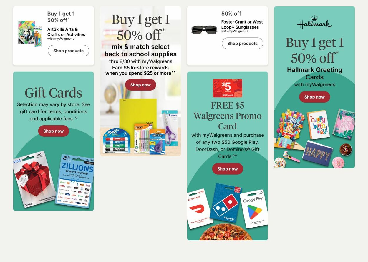 Weekly ad Walgreens 08/04/2025 - 08/13/2025